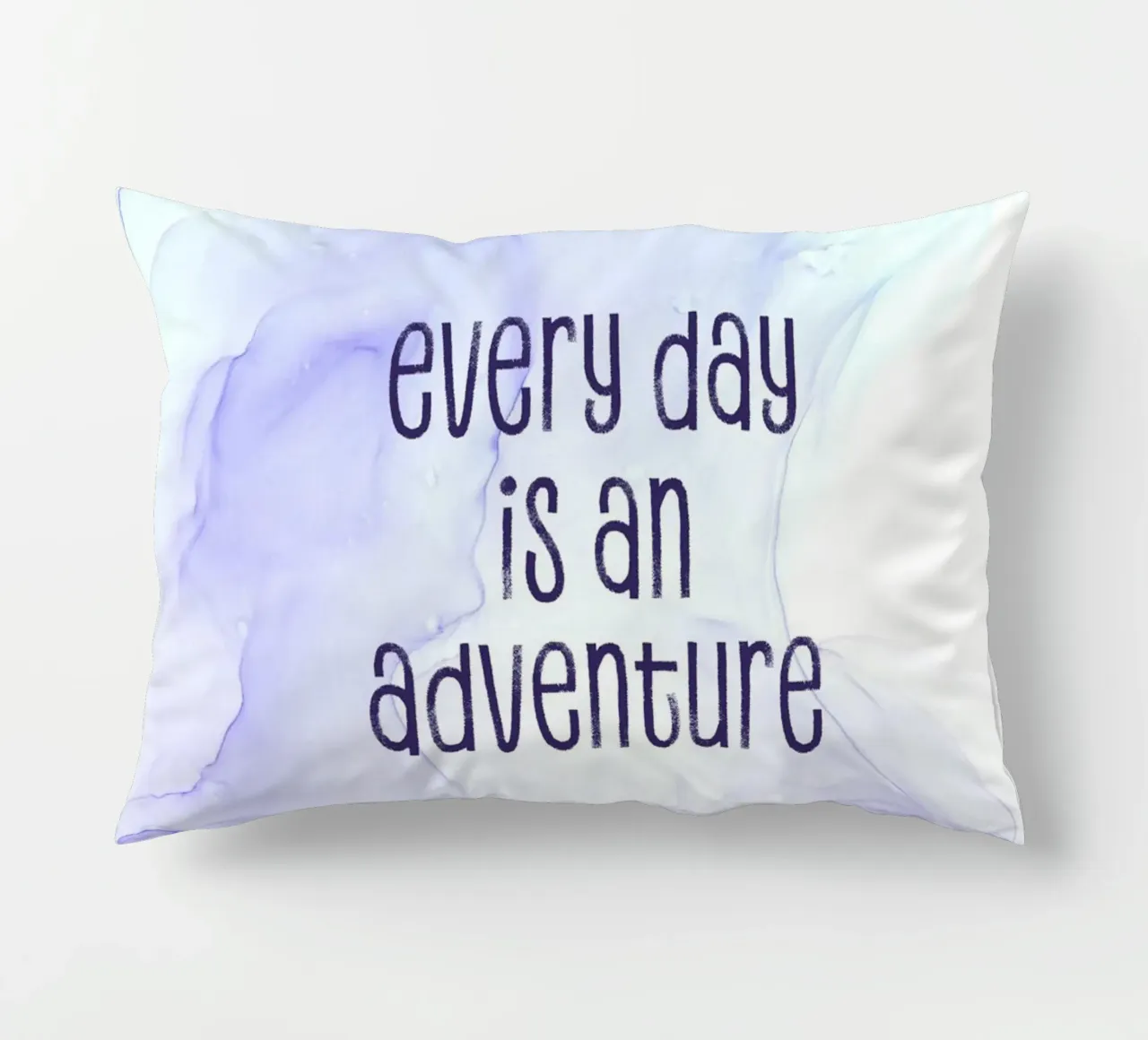 Every day is an adventure | floating colors cuscino da Melanie Viola