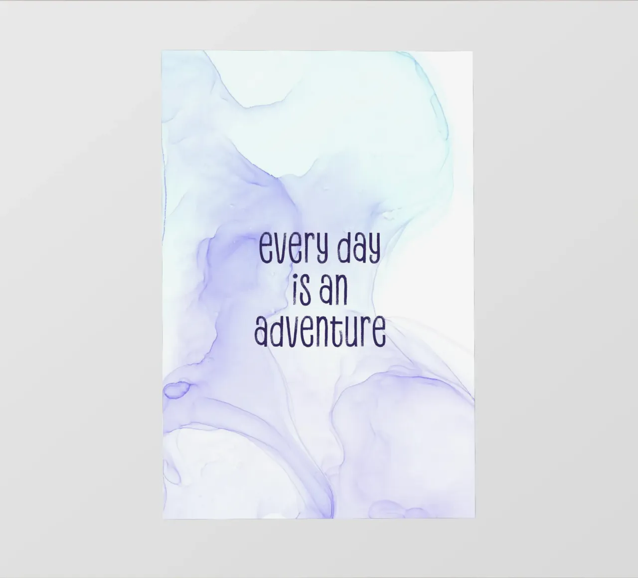 Every day is an adventure | floating colors pellicola backlit da Melanie Viola