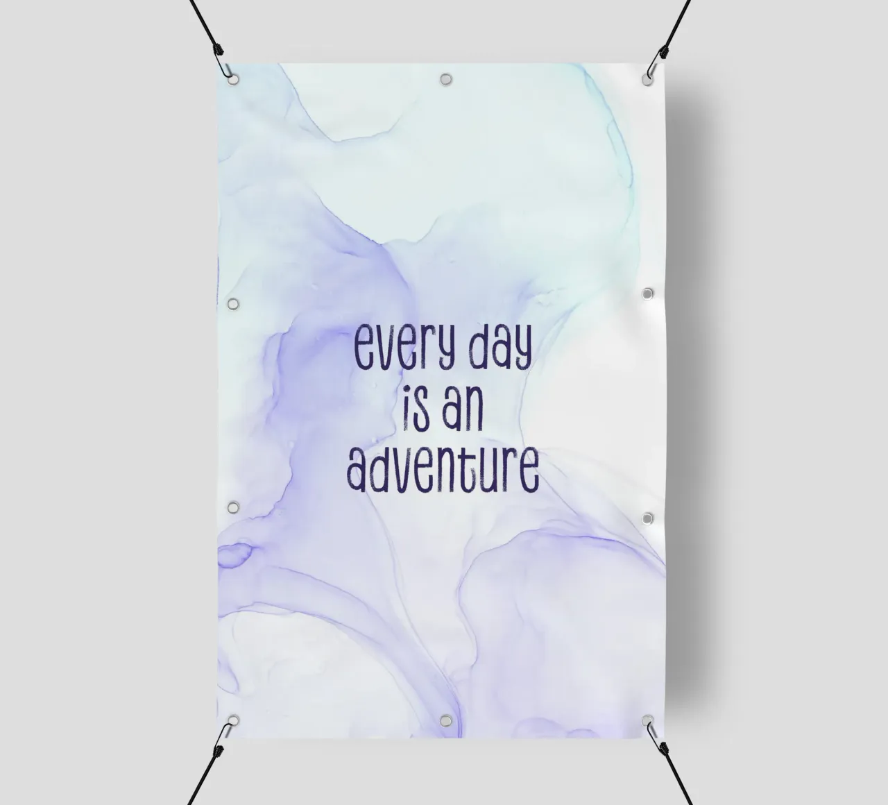 Every day is an adventure | floating colors telo in pvc da Melanie Viola