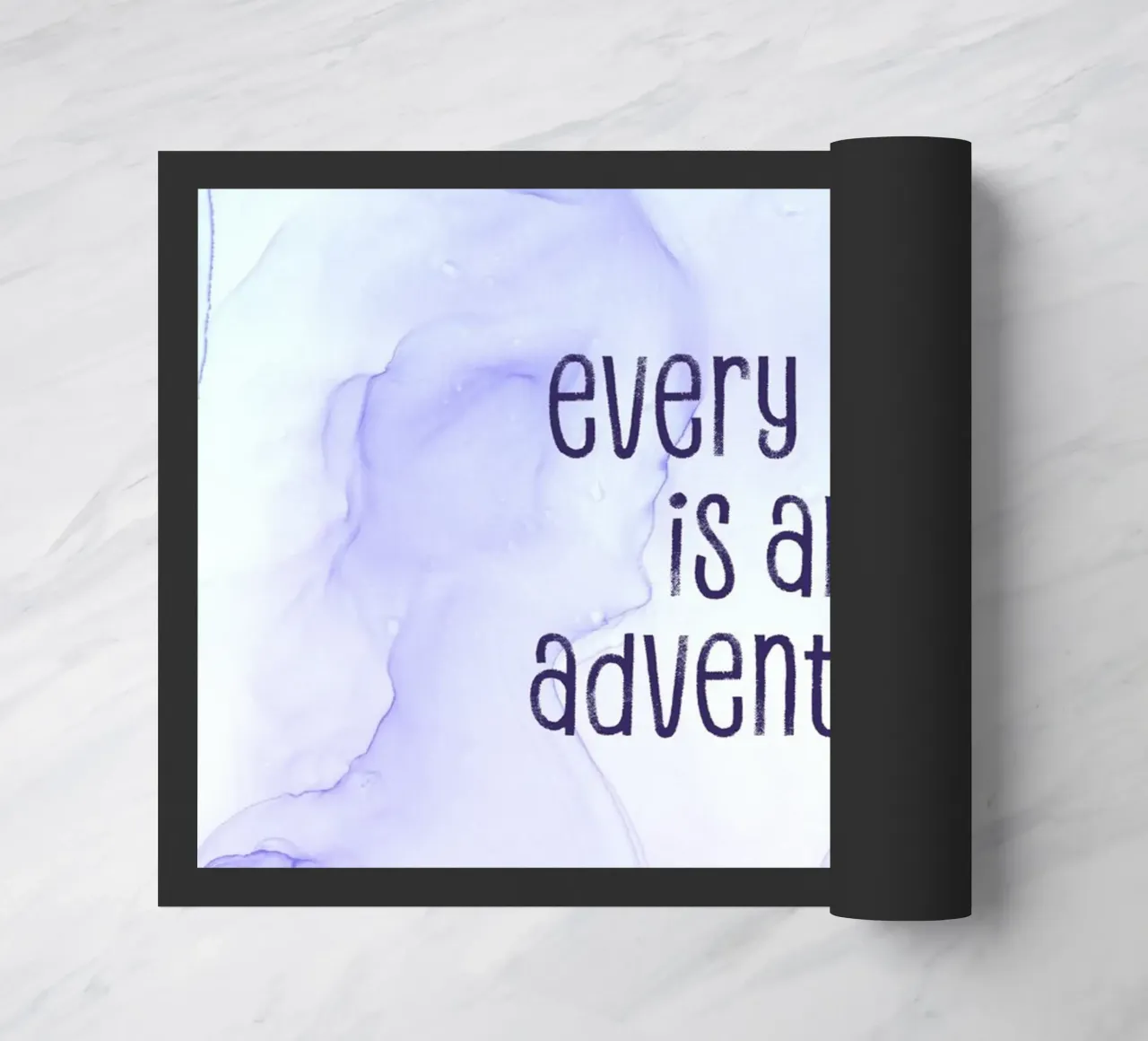 Every day is an adventure | floating colors paillasson de Melanie Viola