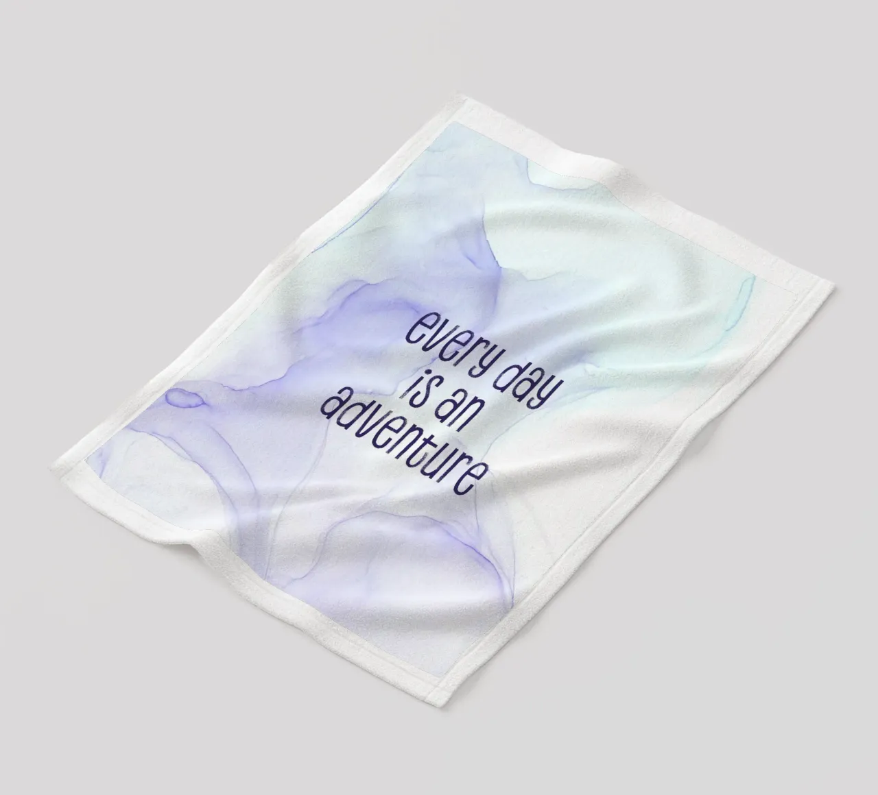 Every day is an adventure | floating colors coperta in pile da Melanie Viola