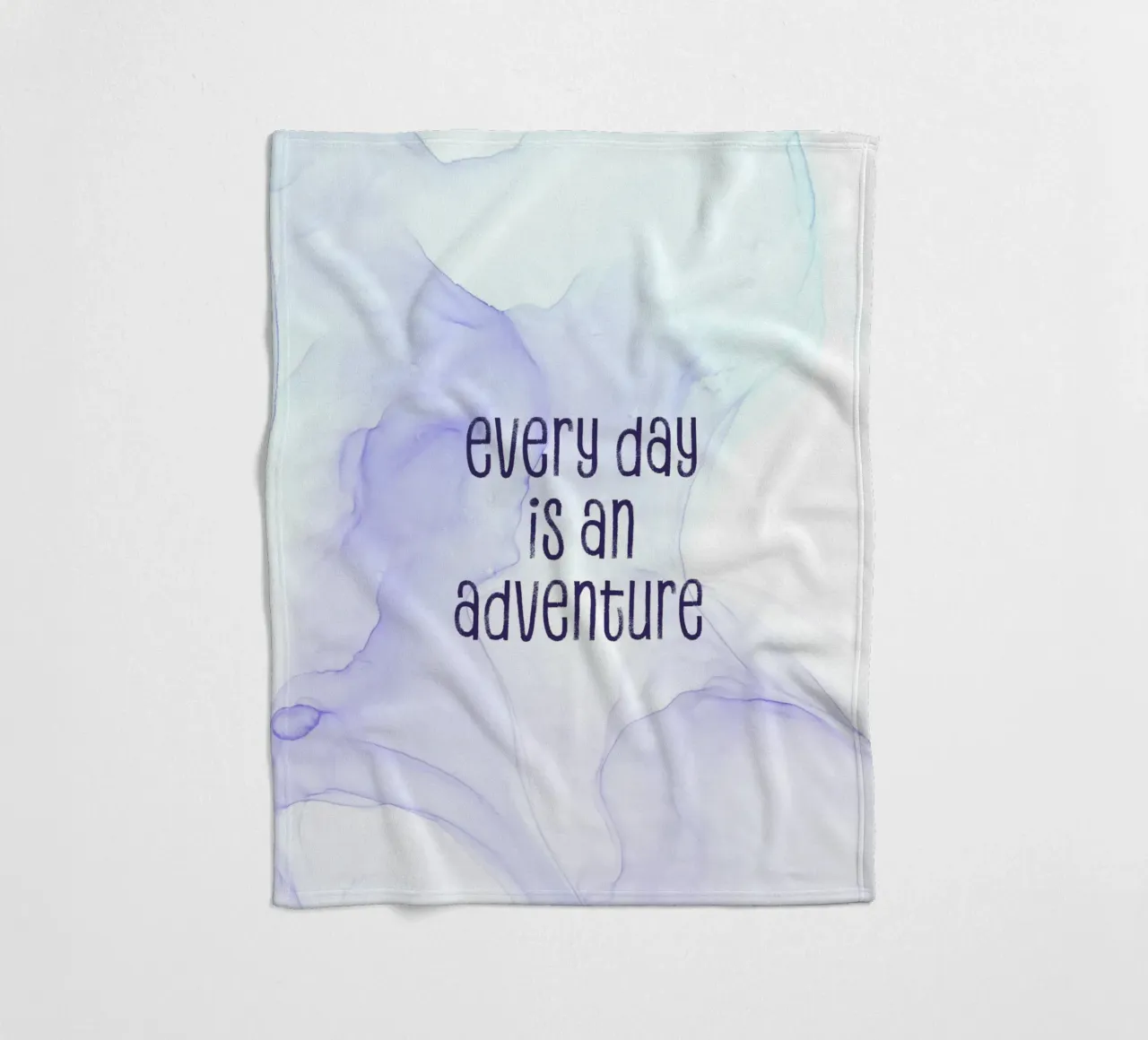 Every day is an adventure | floating colors coperta in pile da Melanie Viola