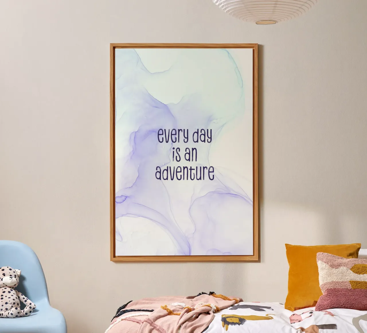 Every day is an adventure | floating colors alluminio dibond da Melanie Viola