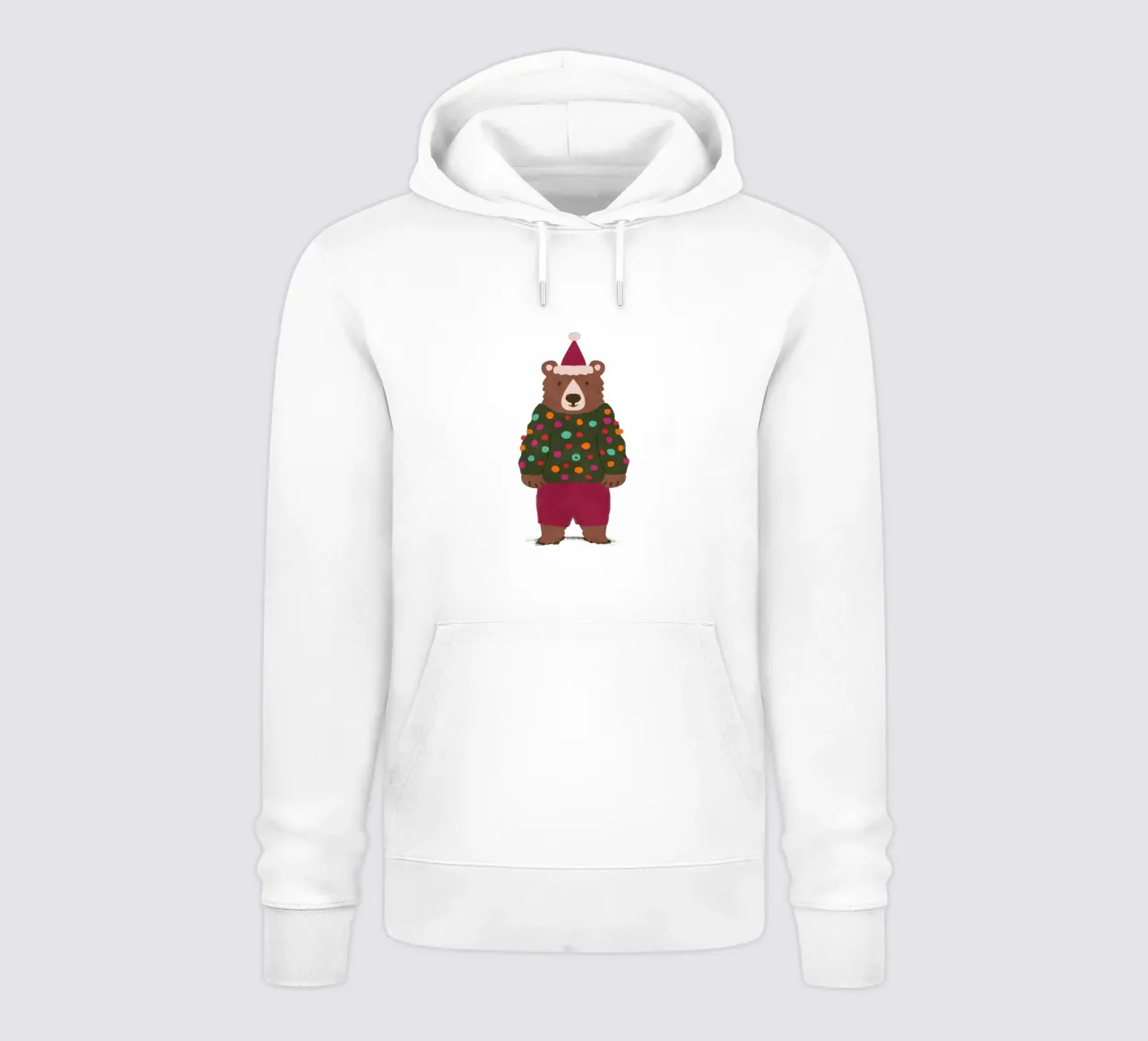 Orso di Natale felpa con cappuccio da Illustration Raissa Oltmanns