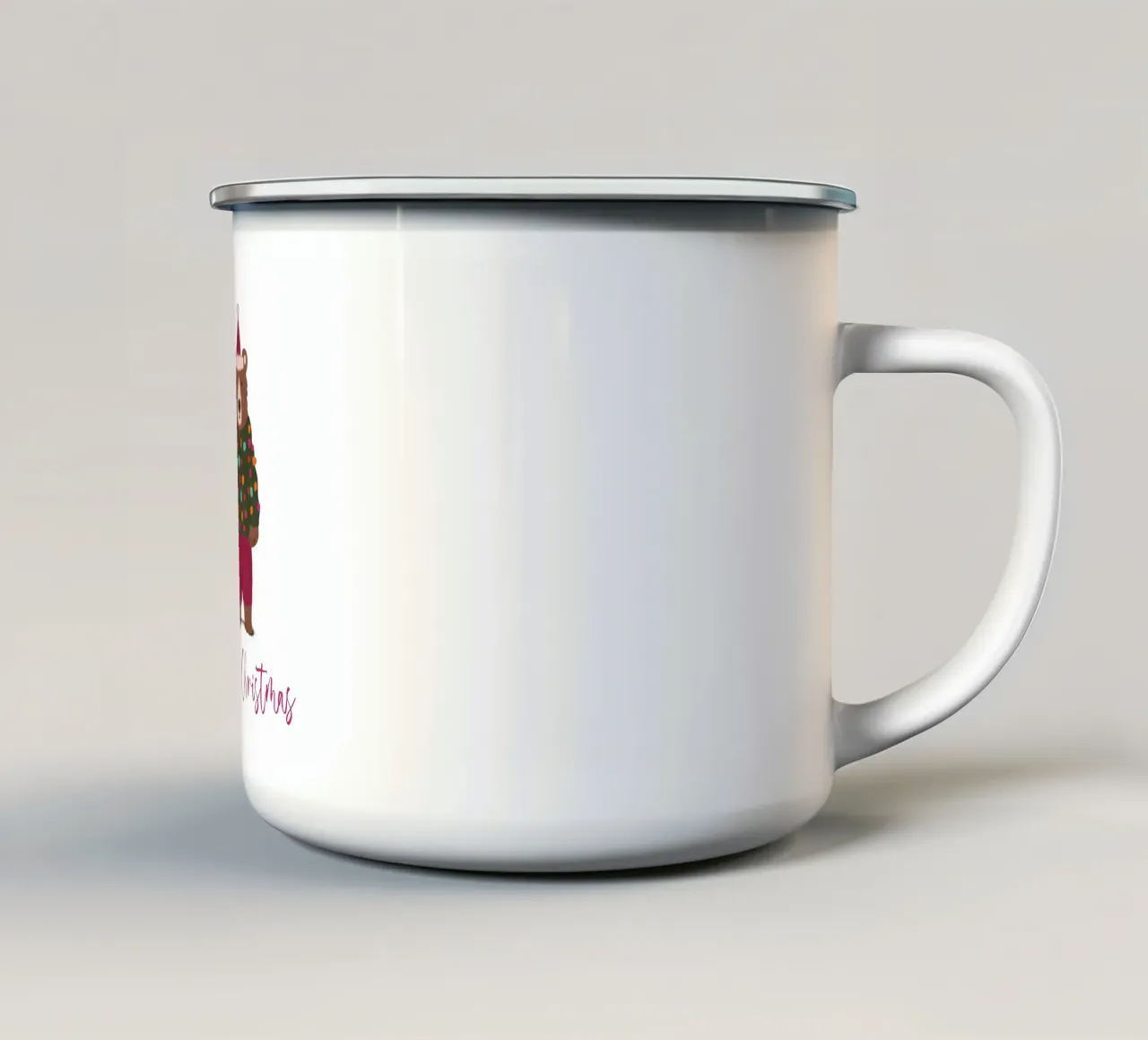 Weihnachtsbär tazza in smalto da Illustration Raissa Oltmanns
