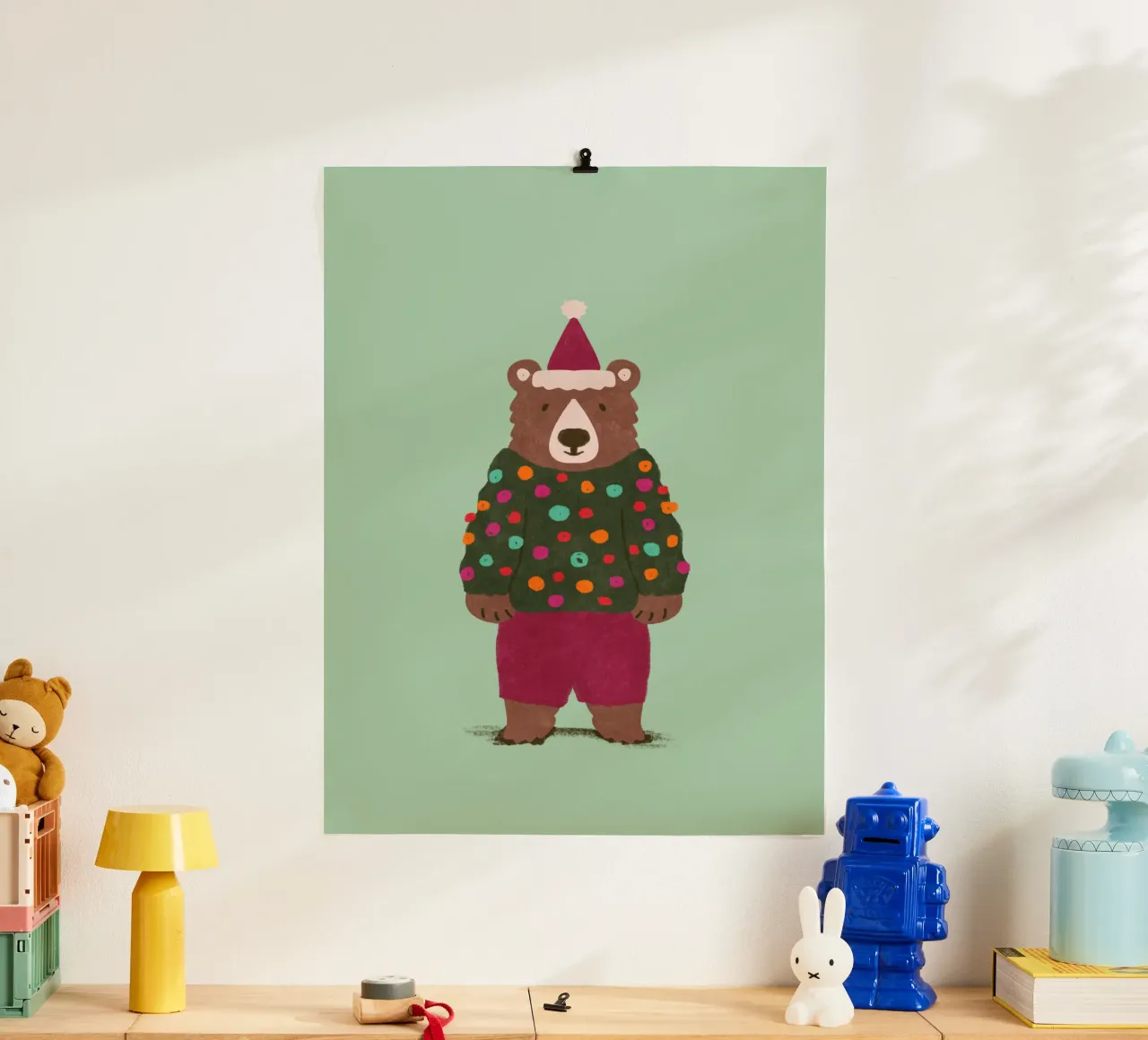 Weihnachtsbär hahnemühle de Illustration Raissa Oltmanns