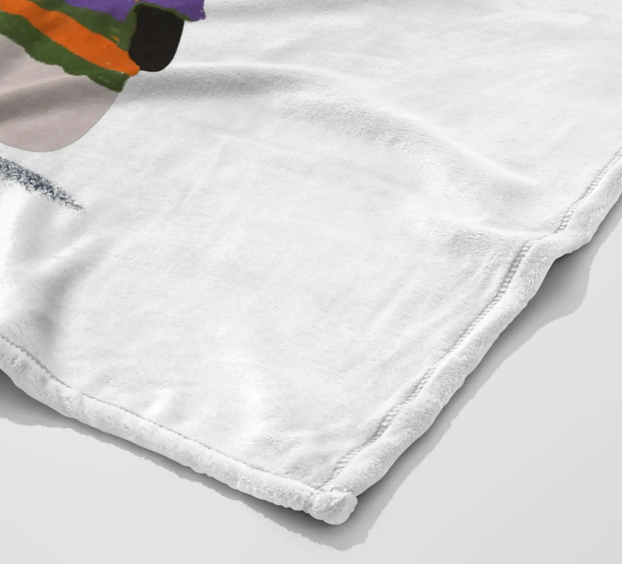 Weihnachtspinguin in Wollpullover coperta in pile da Illustration Raissa Oltmanns