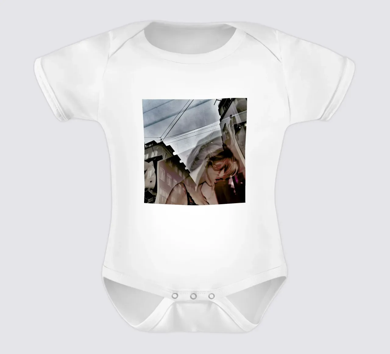 Reflex Cph body neonato maniche corte da Sattrup & Høst