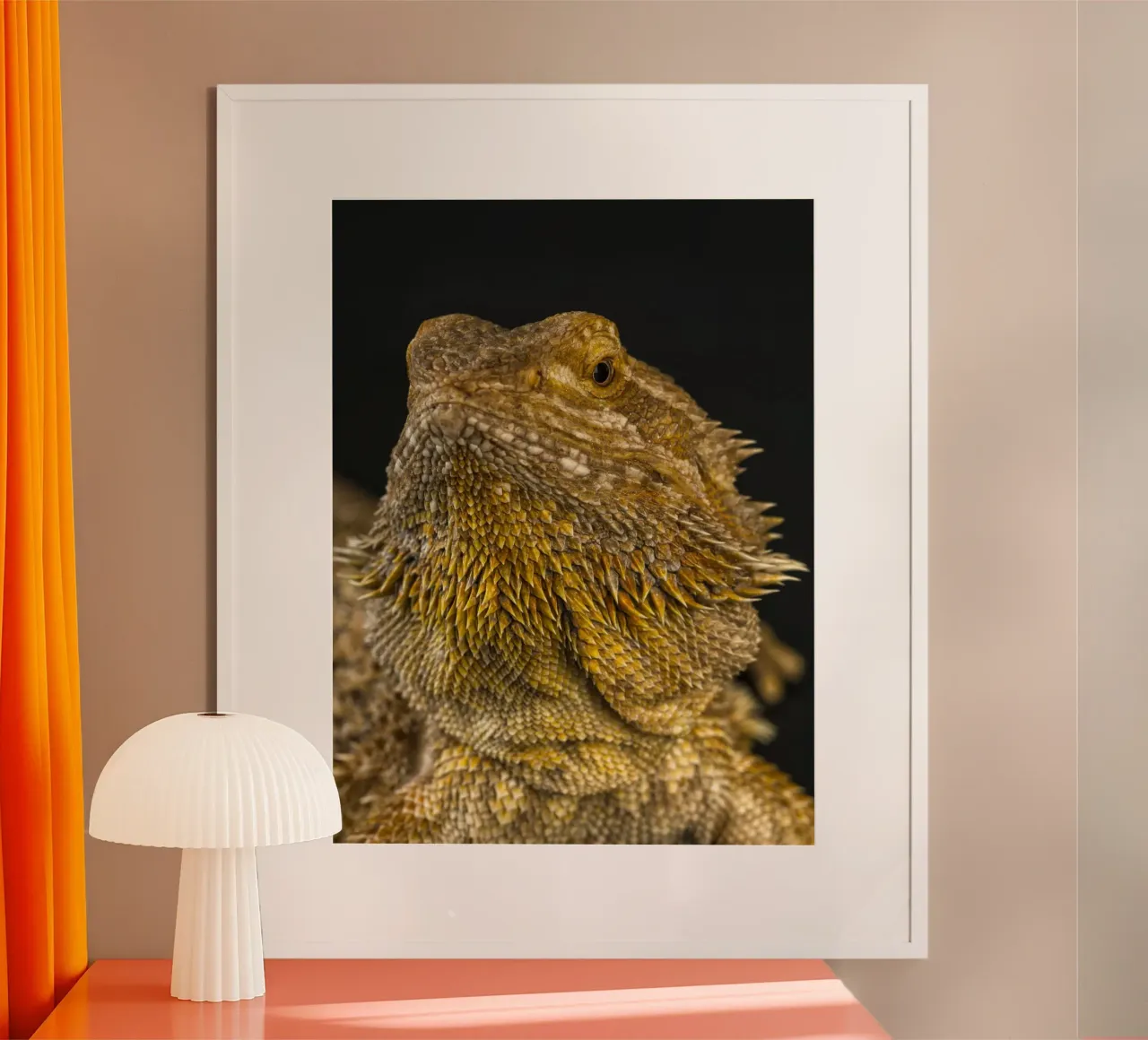 Drago barbuto poster da Curious Collections by Marielle Leenders