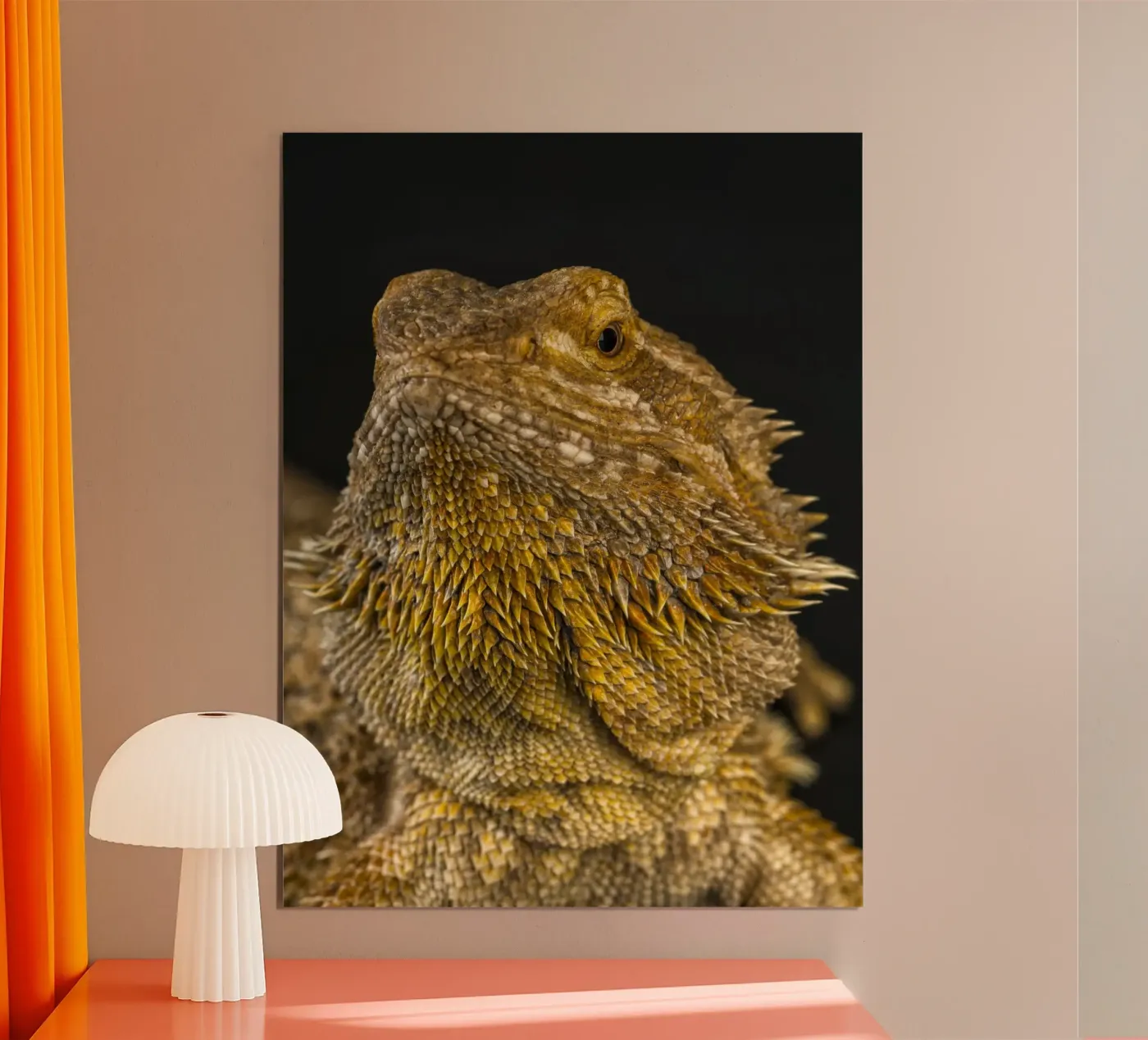 Bearded Dragon Poster von Curious Collections by Marielle Leenders