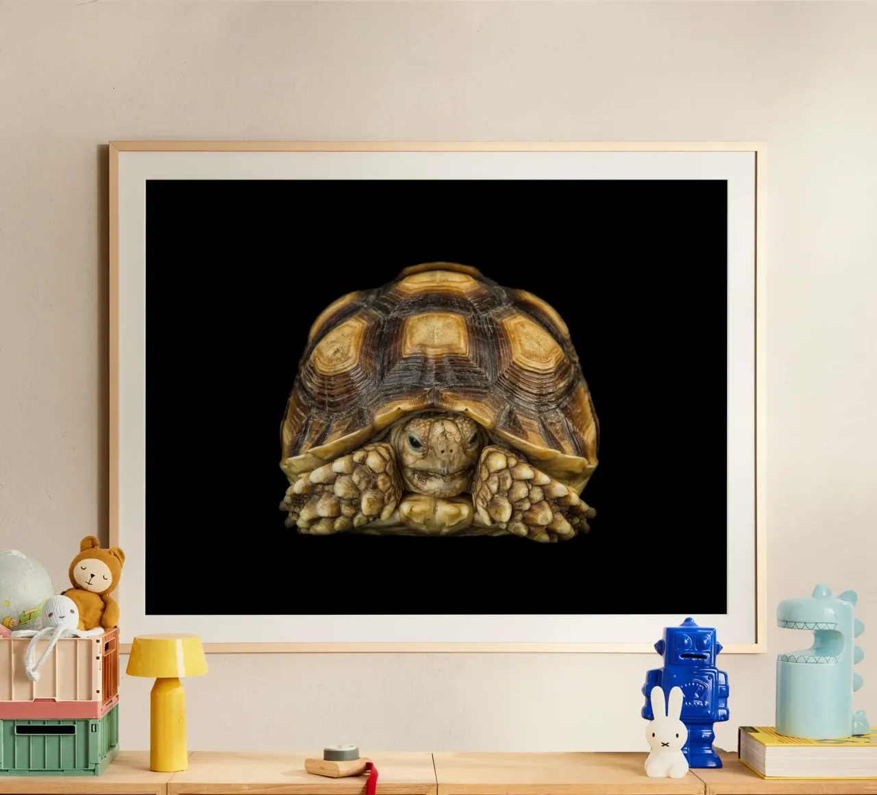 Land Turtle poster by Curious Collections by Marielle Leenders