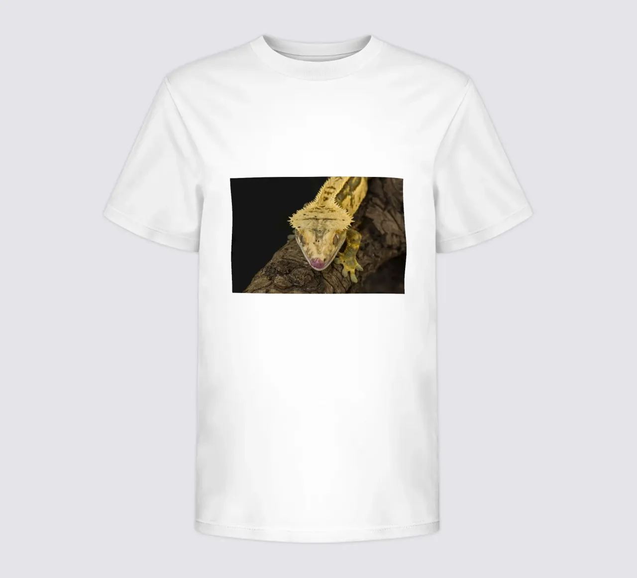 Crested Gecko kids t-shirt by Curious Collections by Marielle Leenders