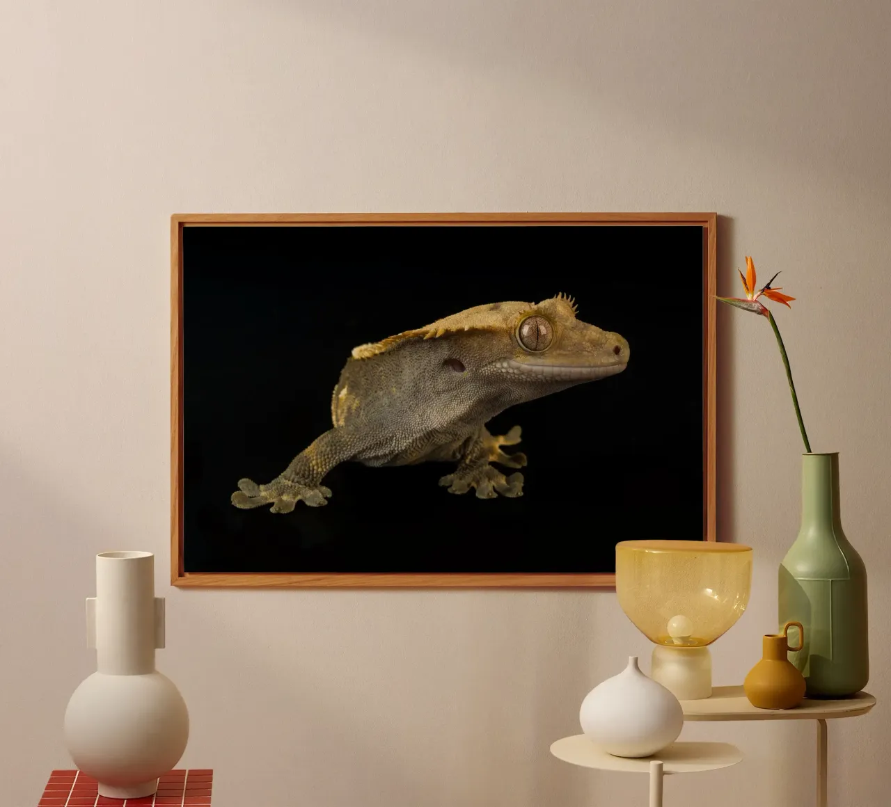 Geco crestato alluminio dibond da Curious Collections by Marielle Leenders