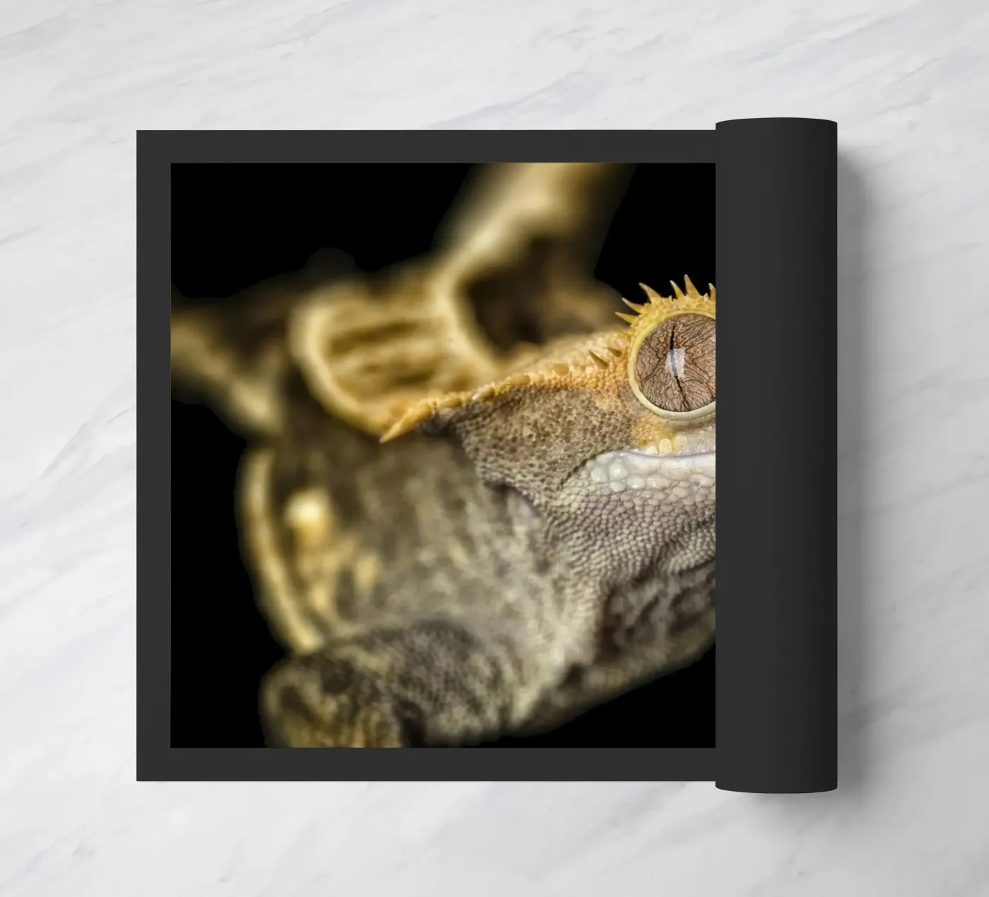 Crested Gecko Fußmatte von Curious Collections by Marielle Leenders