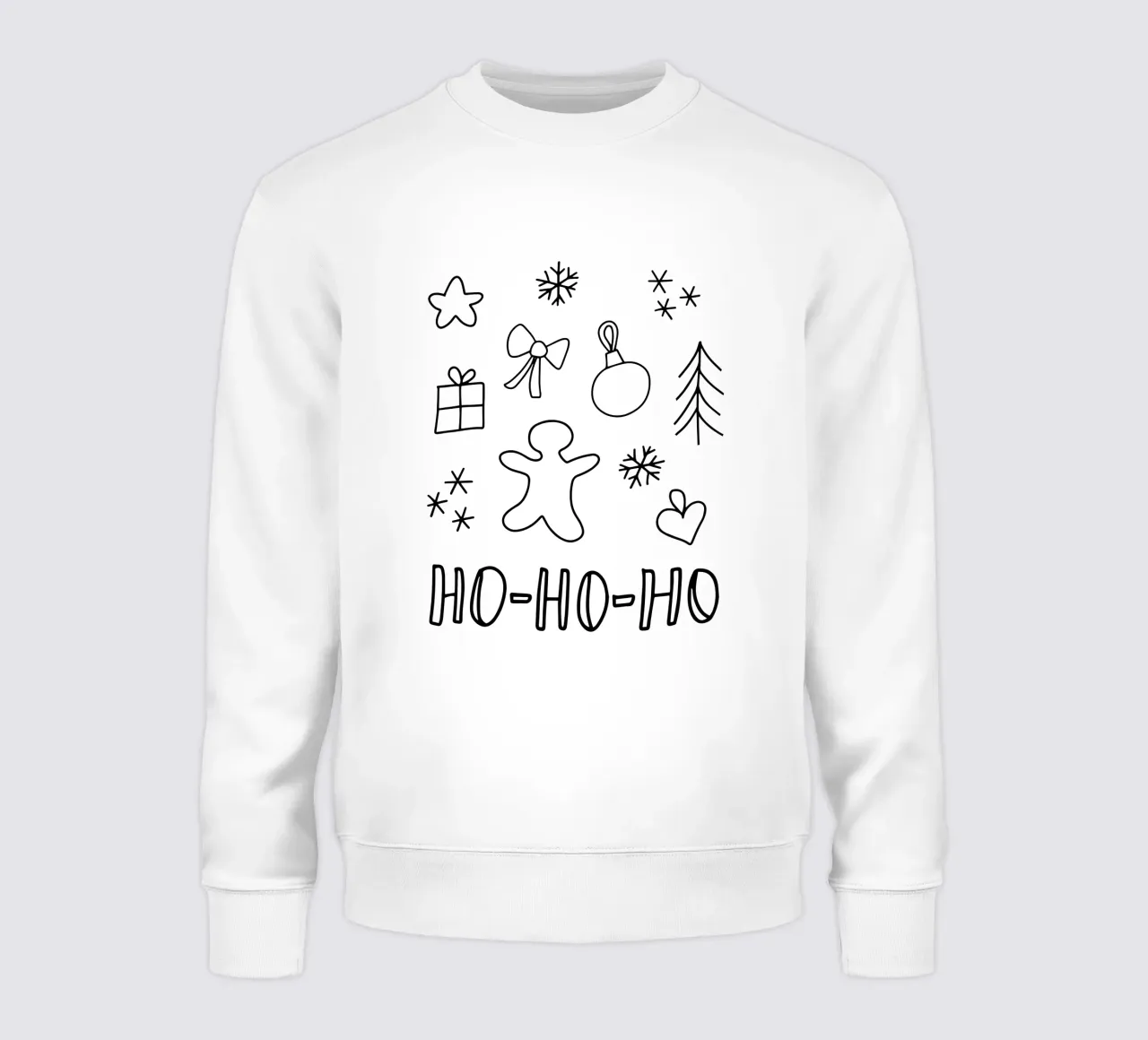 Ho Ho Ho felpa da LOVS DESIGN