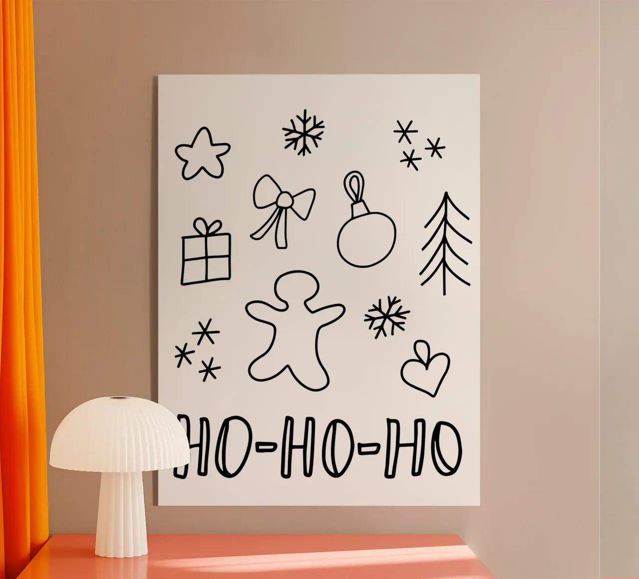 Ho Ho Ho plexiglass da LOVS DESIGN