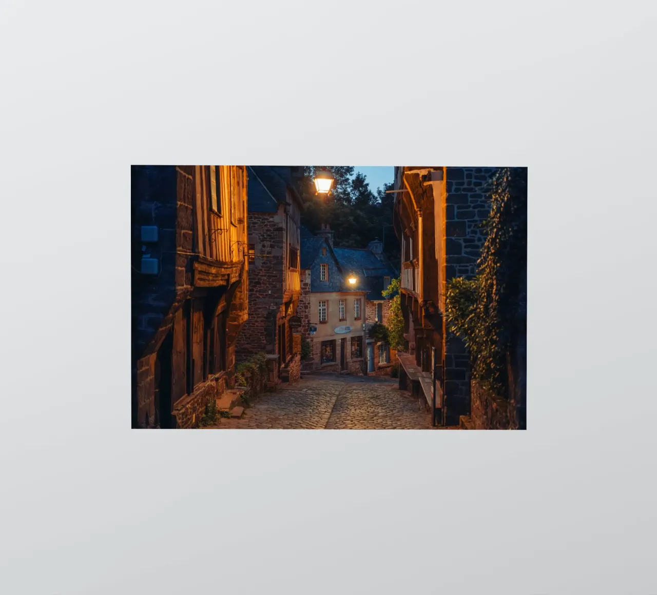 Nightfall in Dinan - Brittany, France adesivo da Marcel Bisig