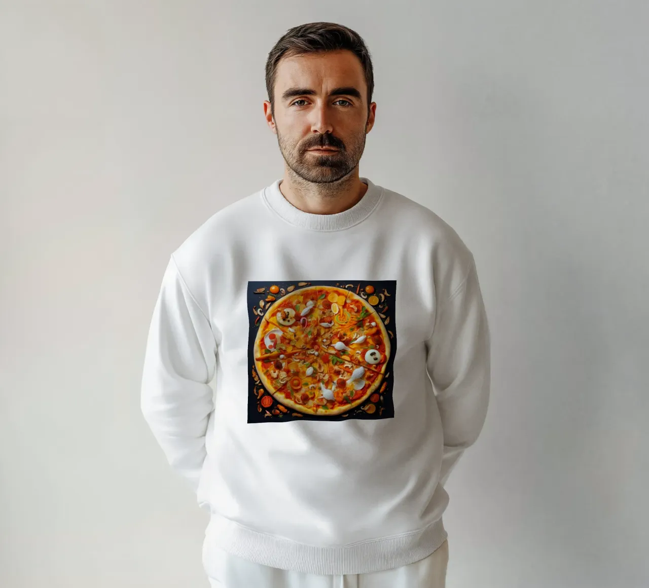 capricciosa pizza time felpa da Justyna Jaszke JBJart