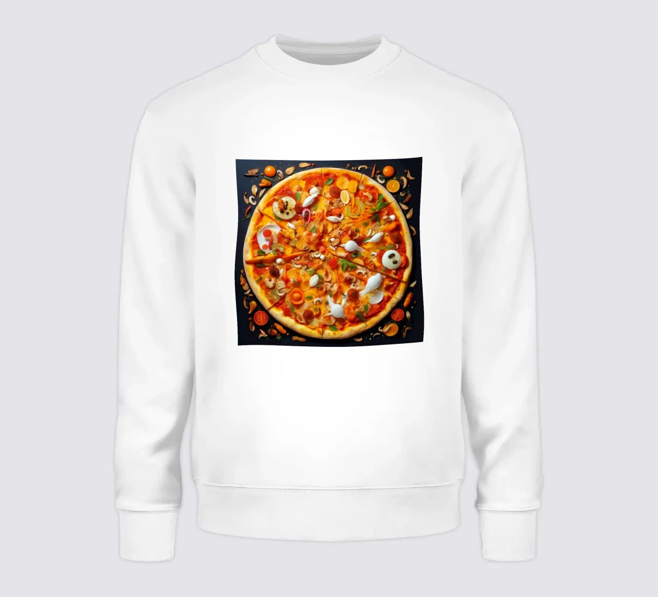 capricciosa pizza time felpa da Justyna Jaszke JBJart