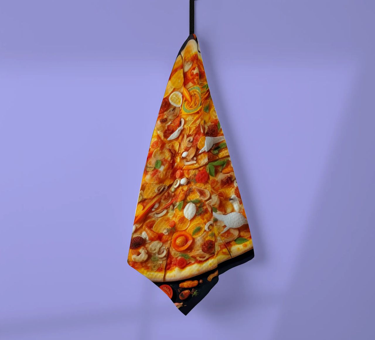 capricciosa pizza time torchon de Justyna Jaszke JBJart