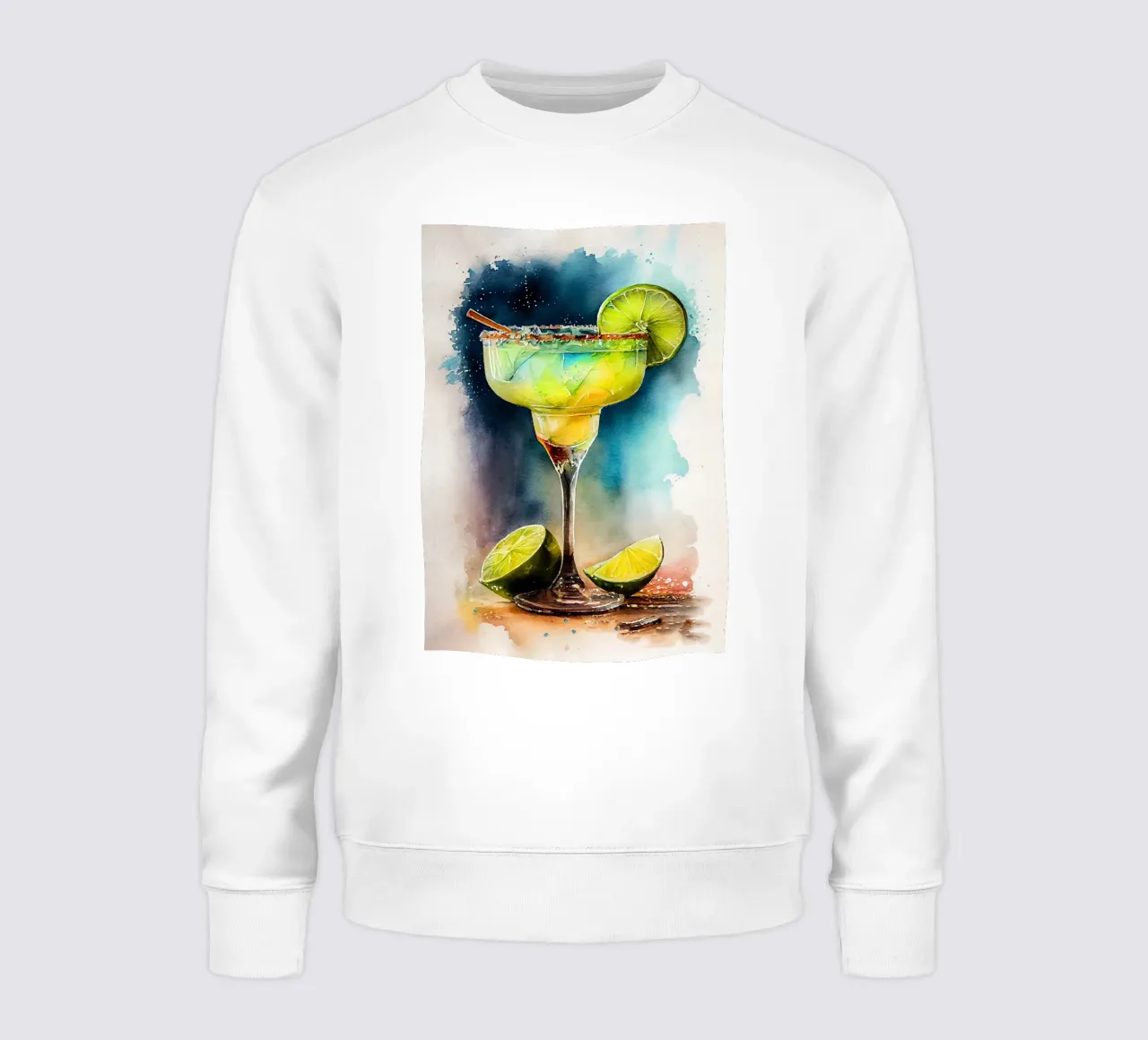 Süße Cocktail-Lebensmittelkunst Sweatshirt von Justyna Jaszke JBJart