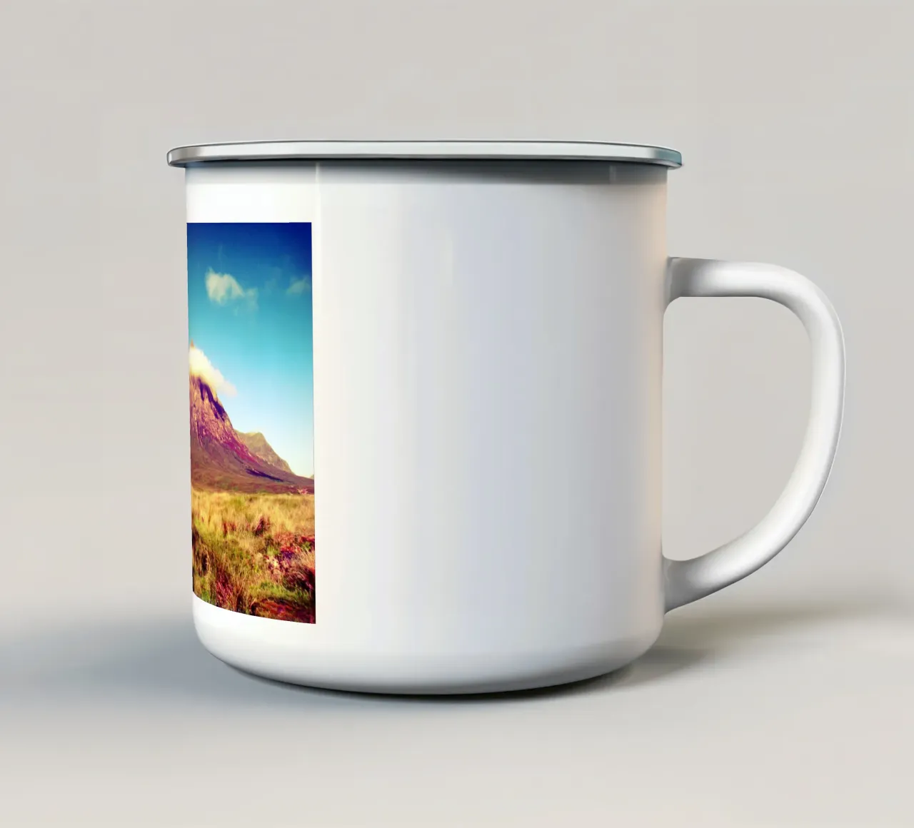 Scotland #01: Buchaille Etive Mor tazza in smalto da zenitt