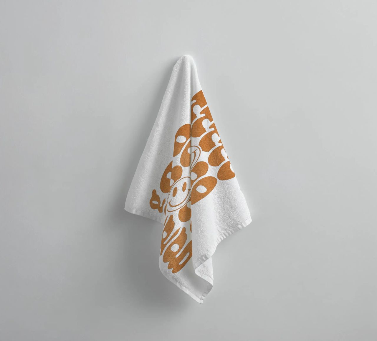 Good Vibes Only – Retro Inspired towel by QuooodZ by MooodzArt