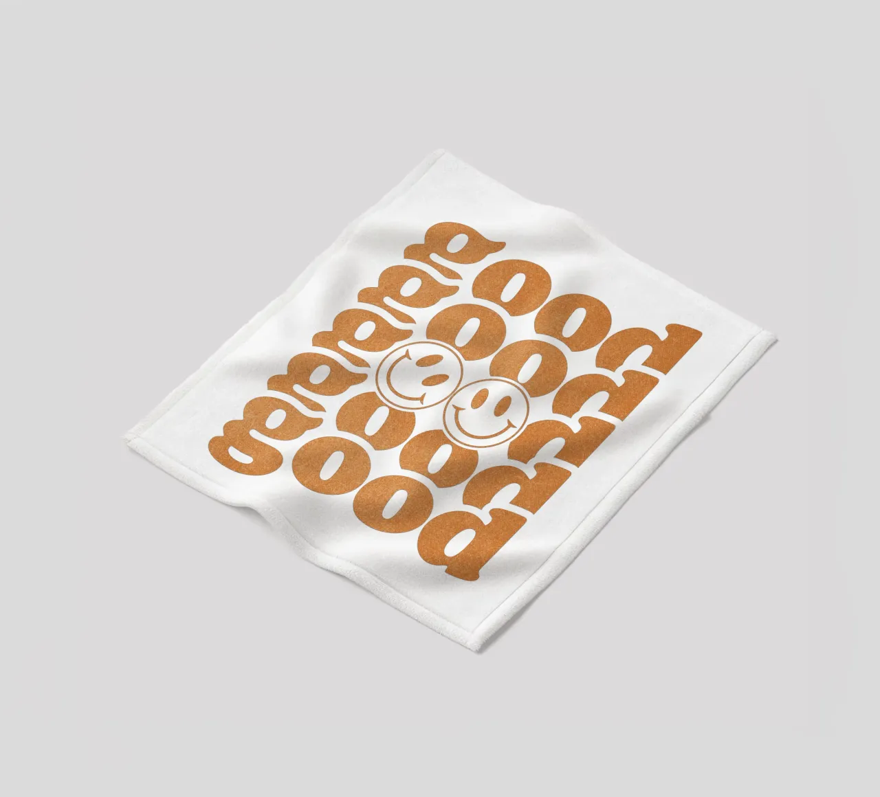 Good Vibes Only – Retro Inspired fleece blanket by QuooodZ by MooodzArt