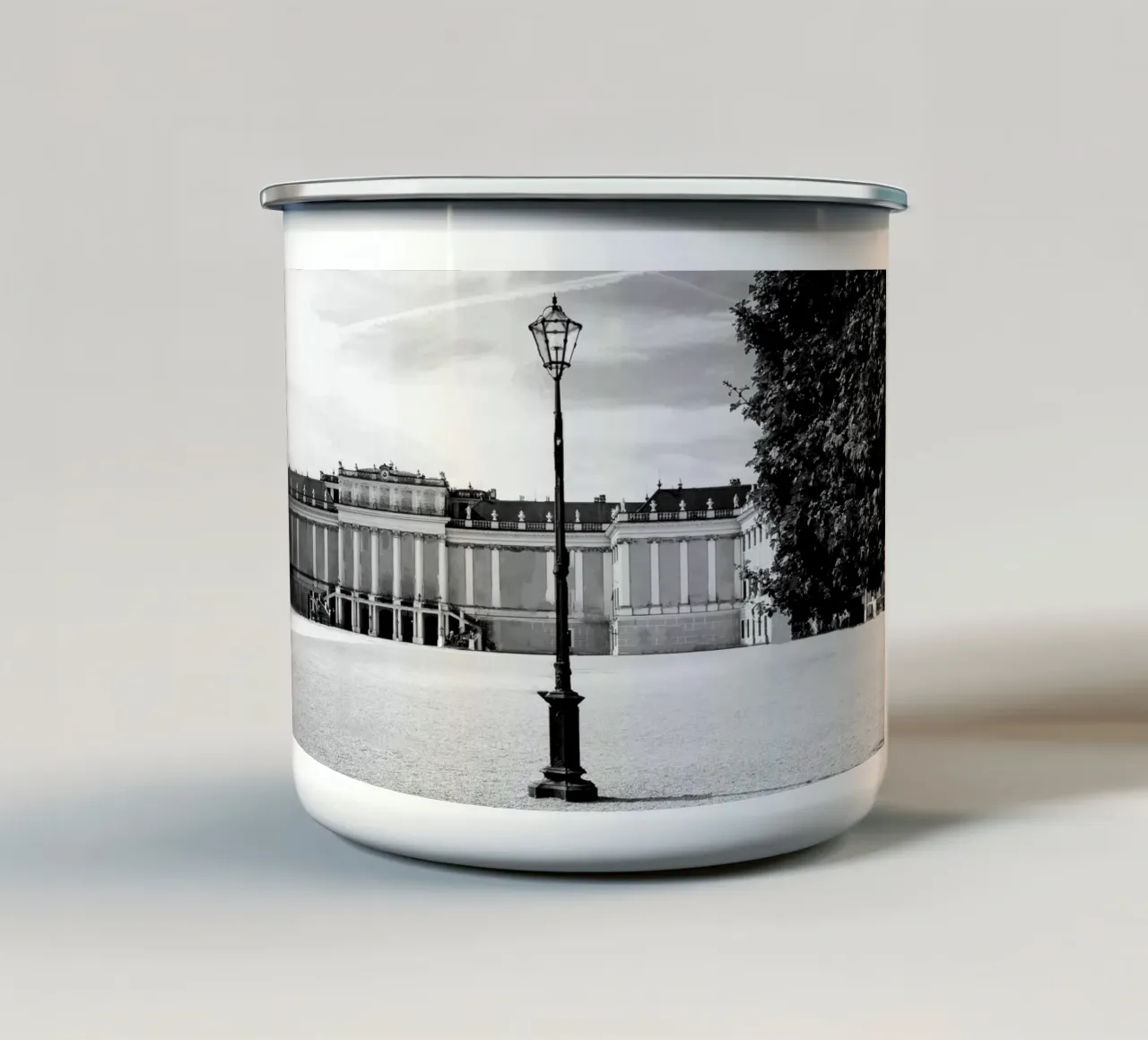 Vienna #01 Single Lantern tazza in smalto da zenitt