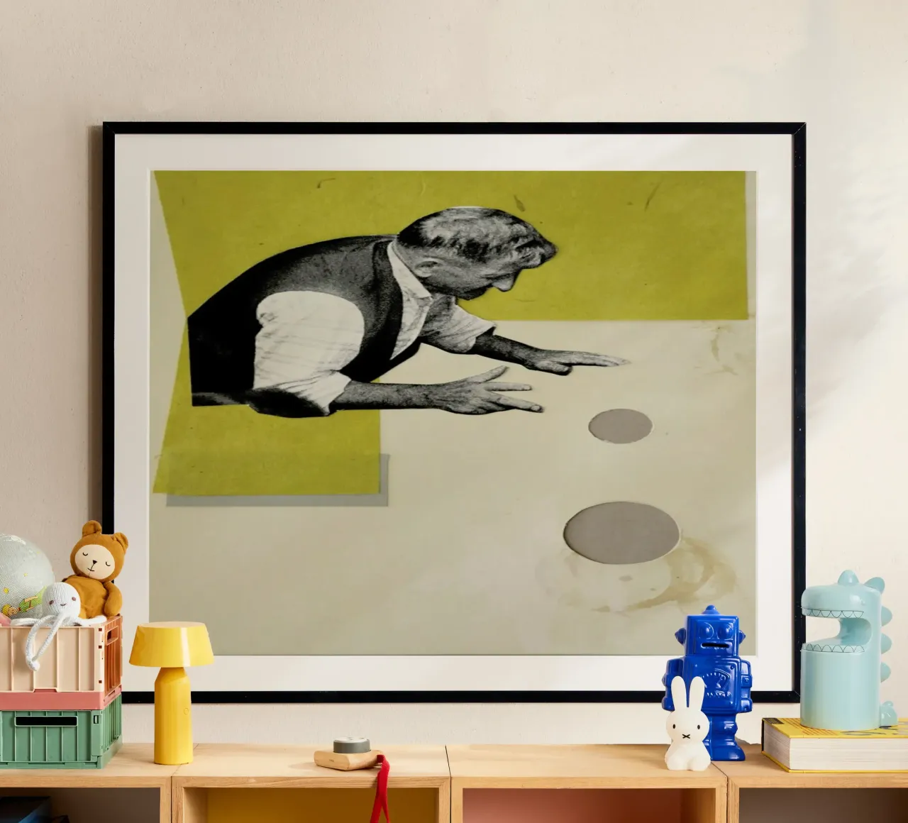 Scarpe ticinese poster con telaio in plastica da David Diehl