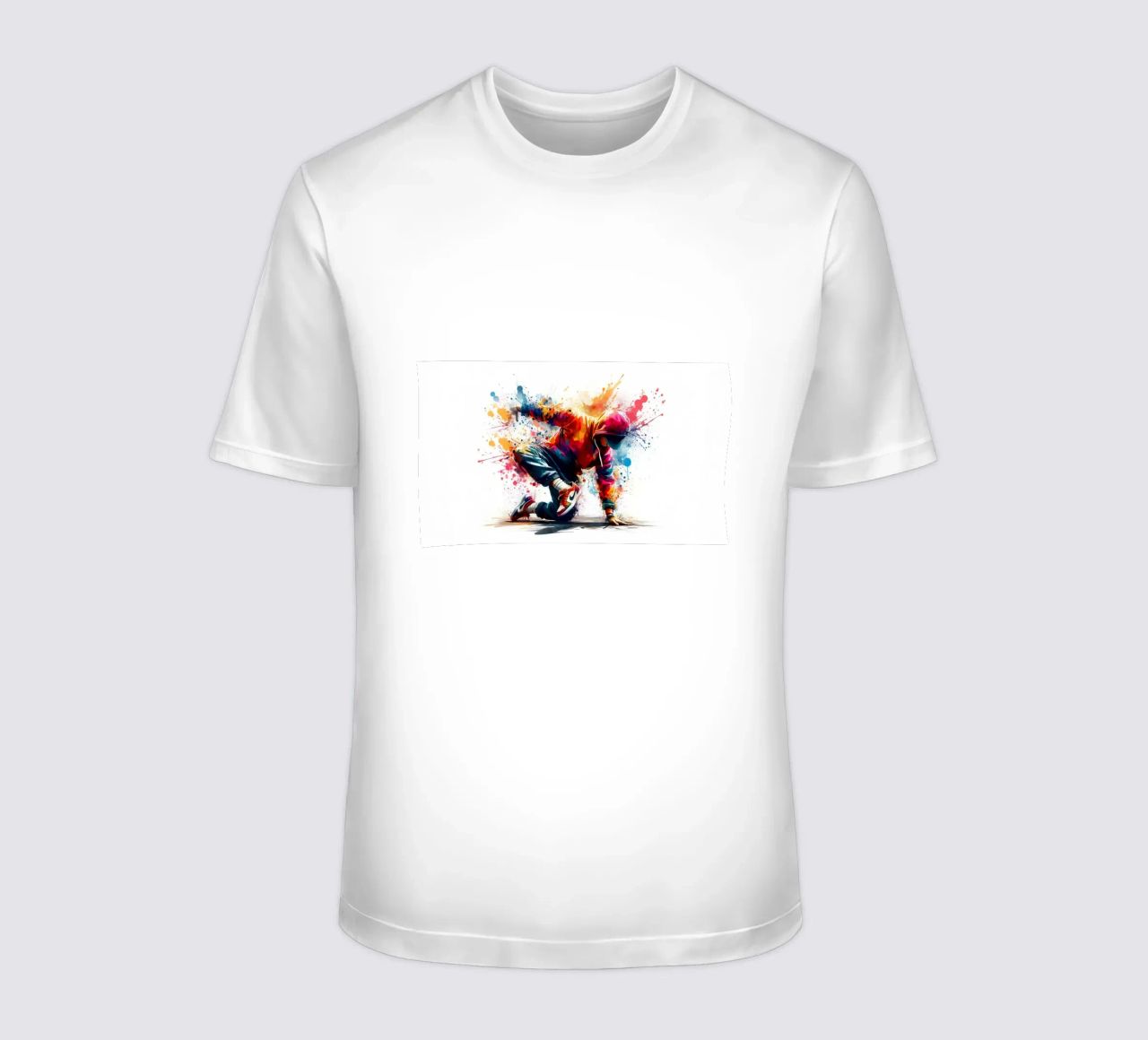 Breakdance Hip Hop Tanzen in Aquarell T-Shirt von ARTVI-SHOP