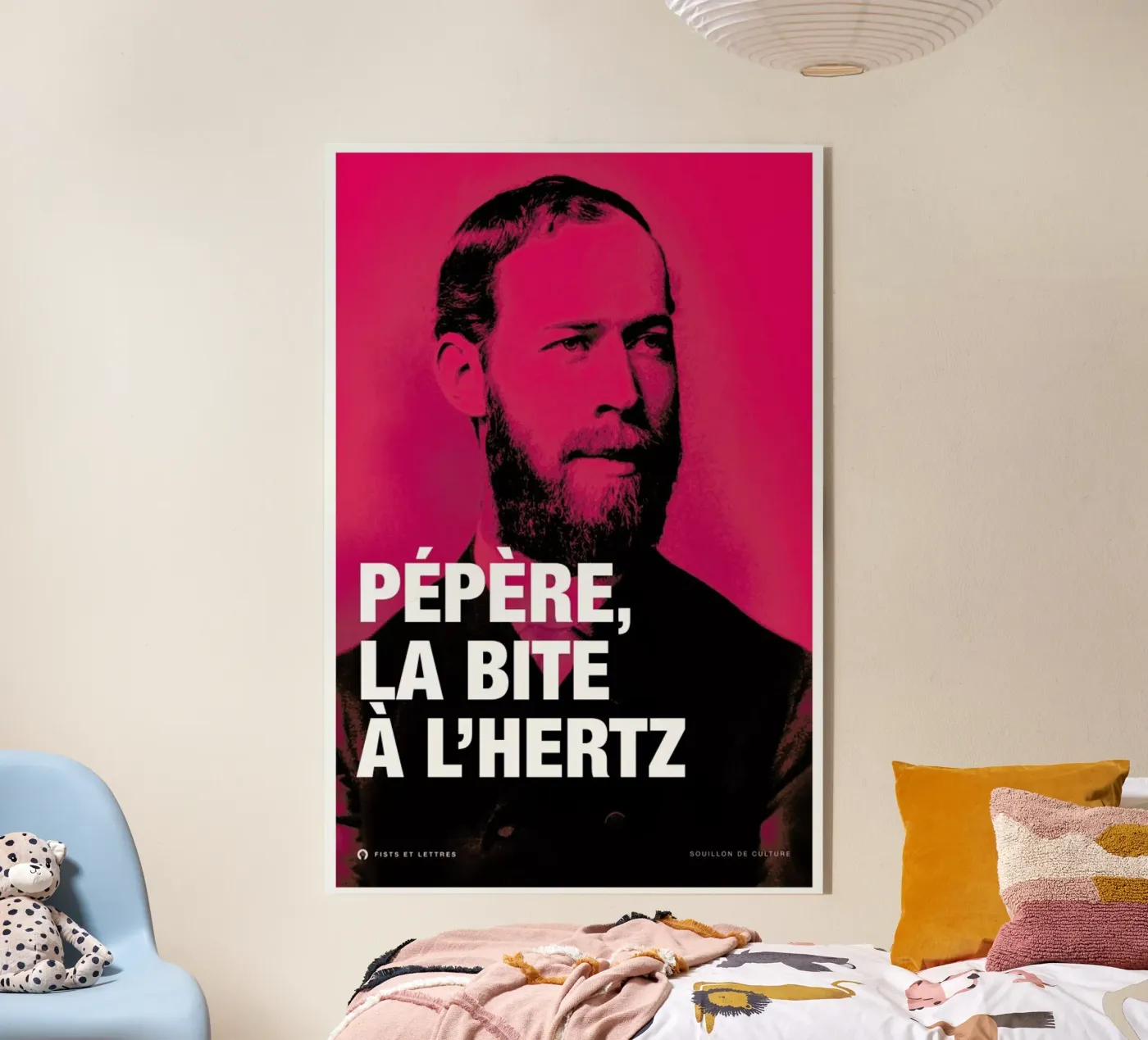 Hertz plexiglas de Fists Et Lettres