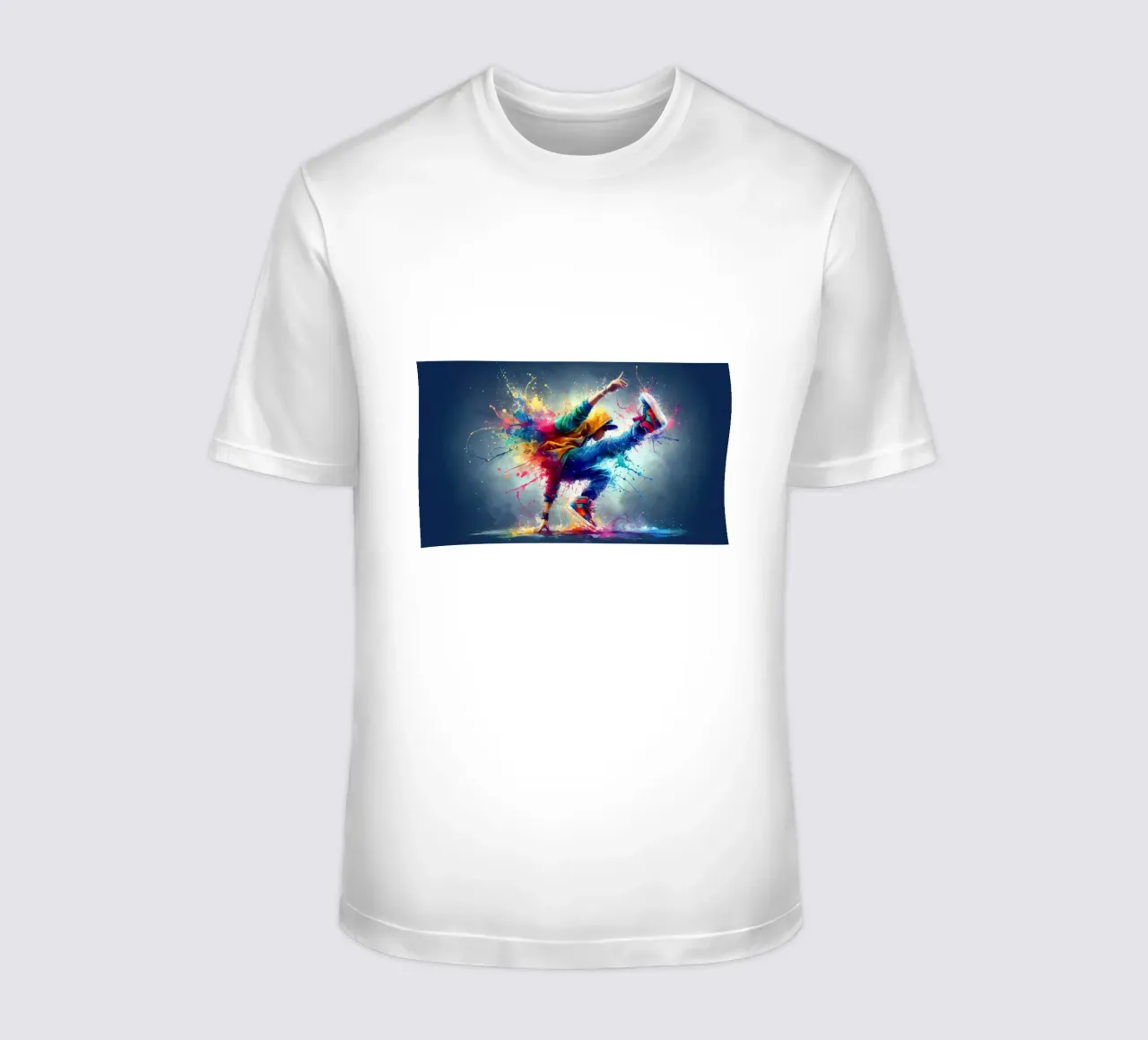 break dance hip hop danza in acquerello t-shirt da 🎁 ARTVI-SHOP