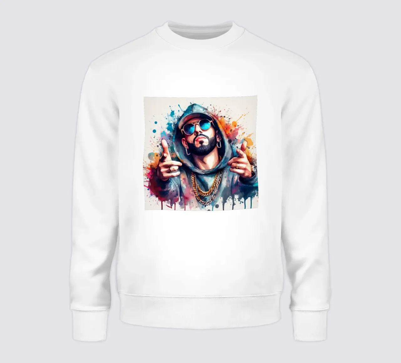 break dance hip hop danza in acquerello felpa da 🎁 ARTVI-SHOP