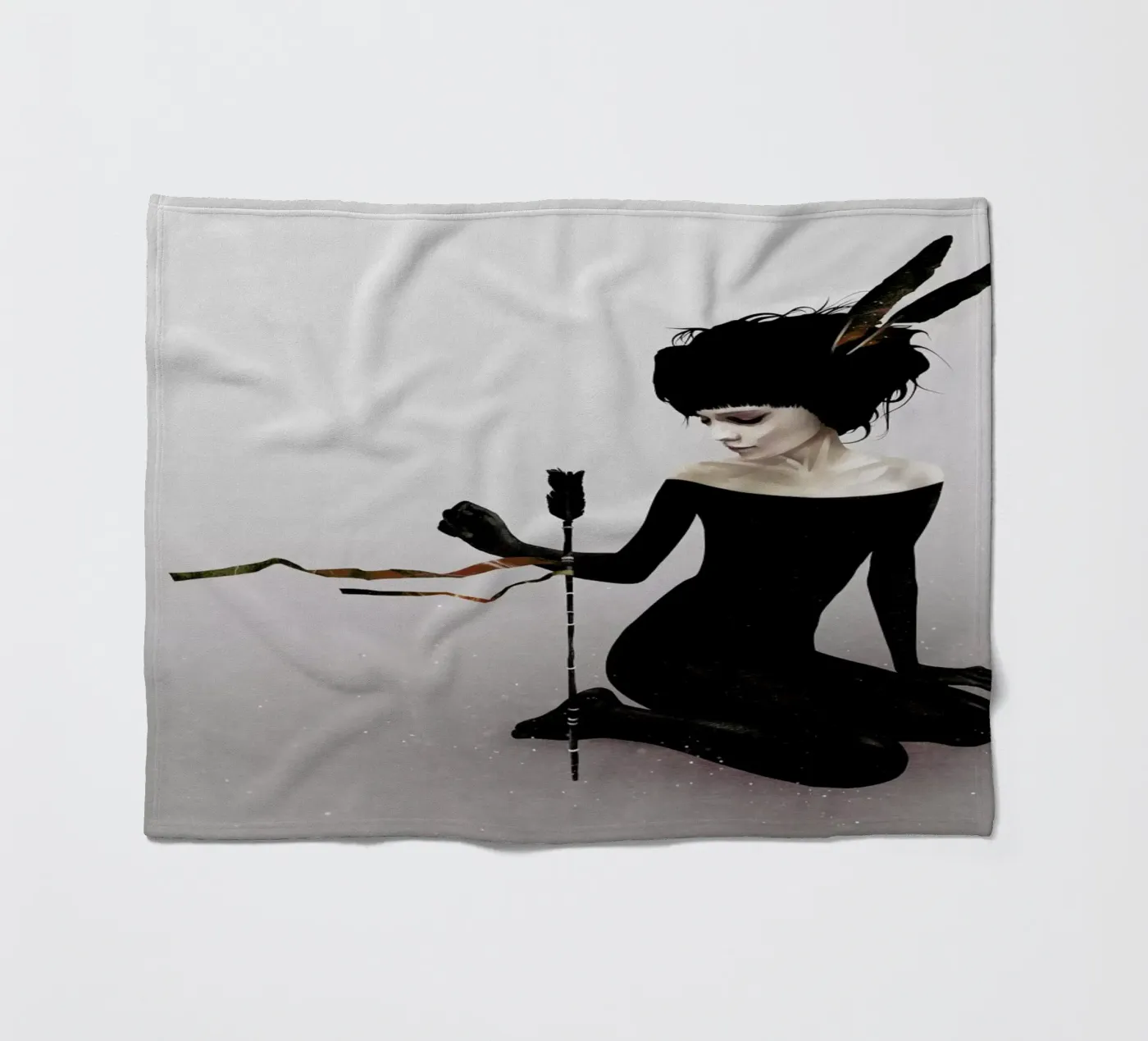 Every Path fleece blanket by Ruben Ireland