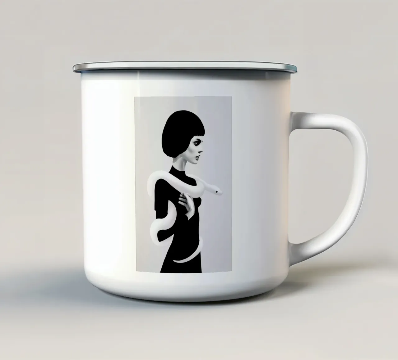 Only Skin tazza in smalto da Ruben Ireland