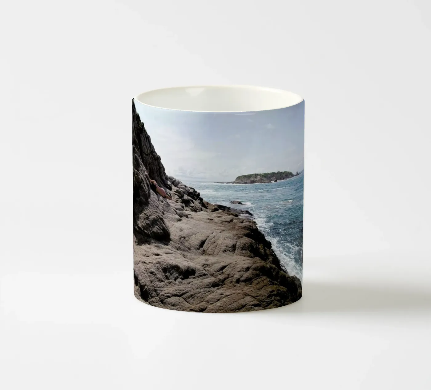 Andra ceramic mug by Ana Topoleanu