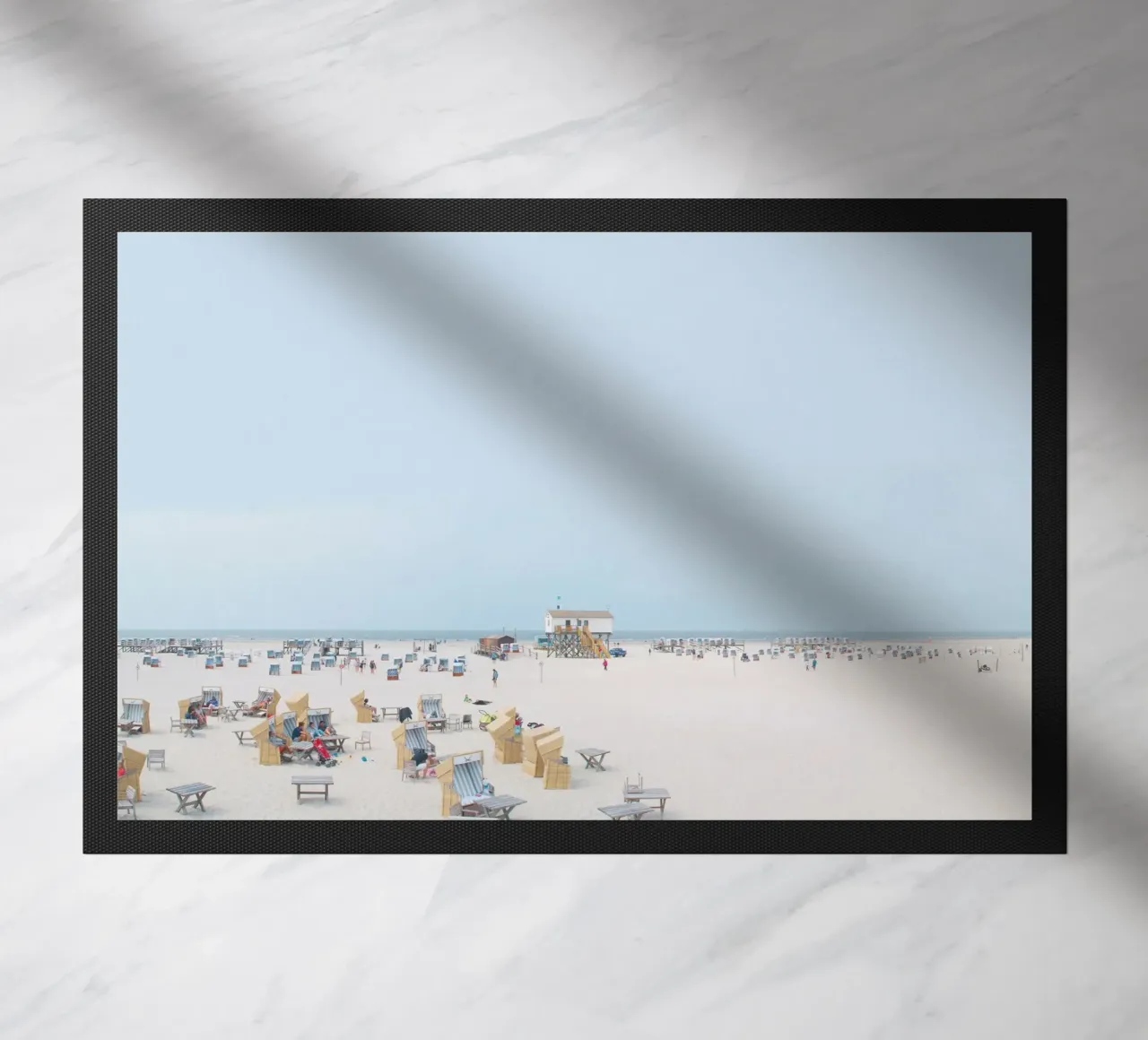 St. Peter Ording #01: Beach Escape felpudo de zenitt