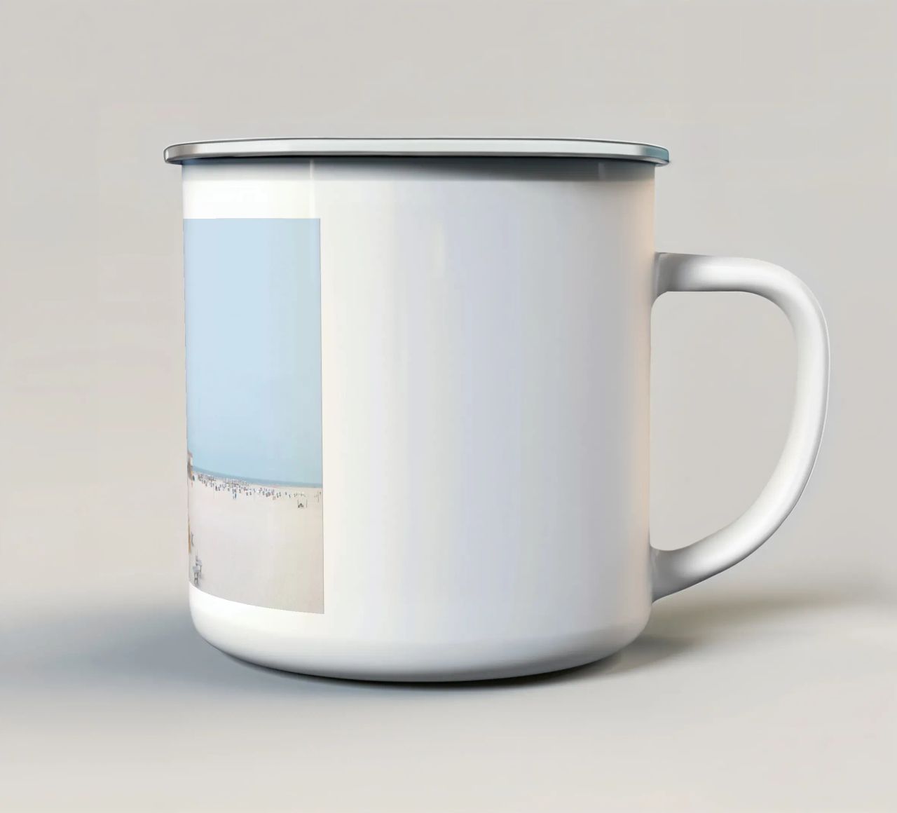 St. Peter Ording #01: Beach Escape tazza in smalto da zenitt