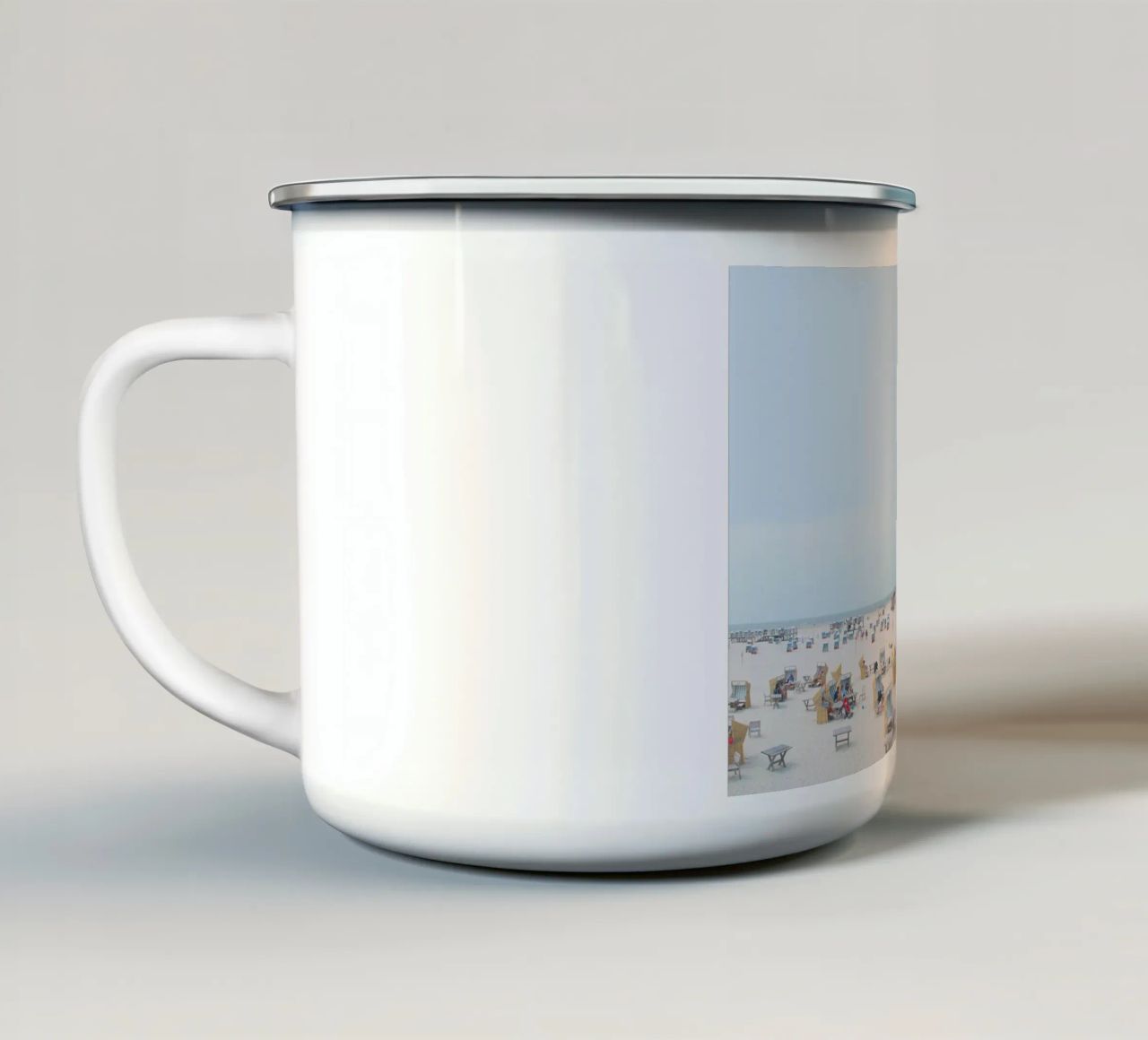 St. Peter Ording #01: Beach Escape tazza in smalto da zenitt