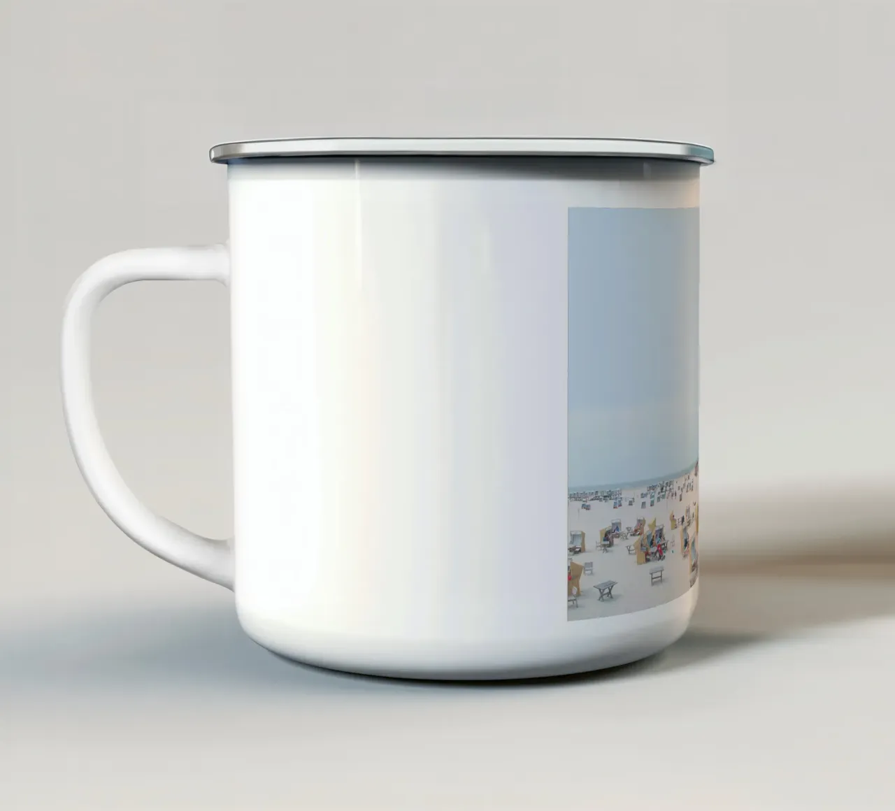 St. Peter Ording #01: Beach Escape tazza in smalto da zenitt