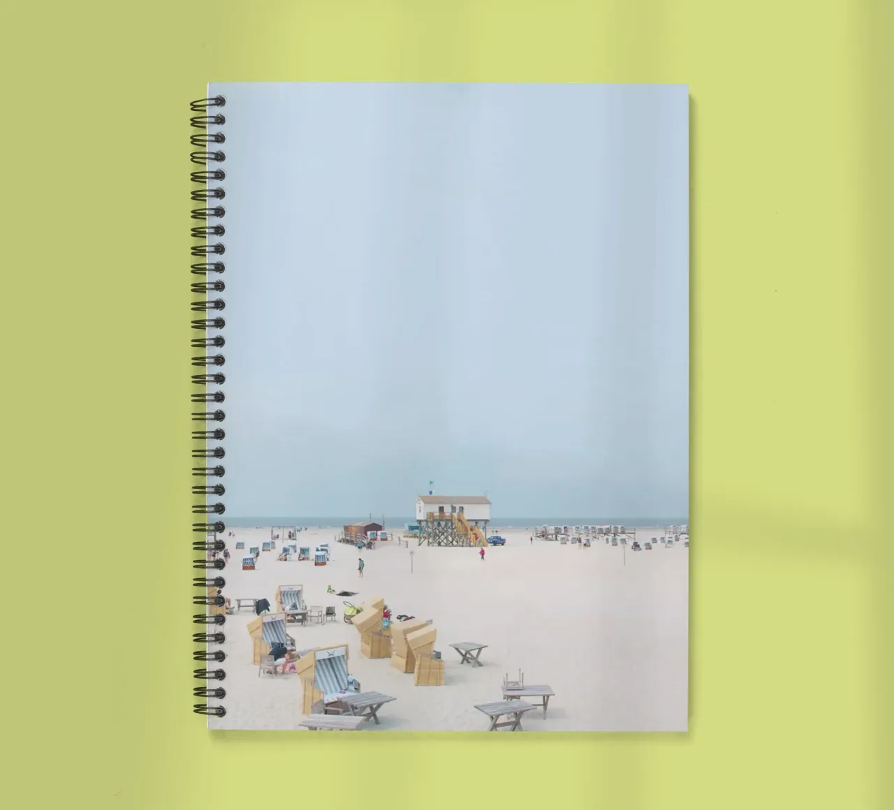St. Peter Ording #01: Beach Escape spiral notebook by zenitt