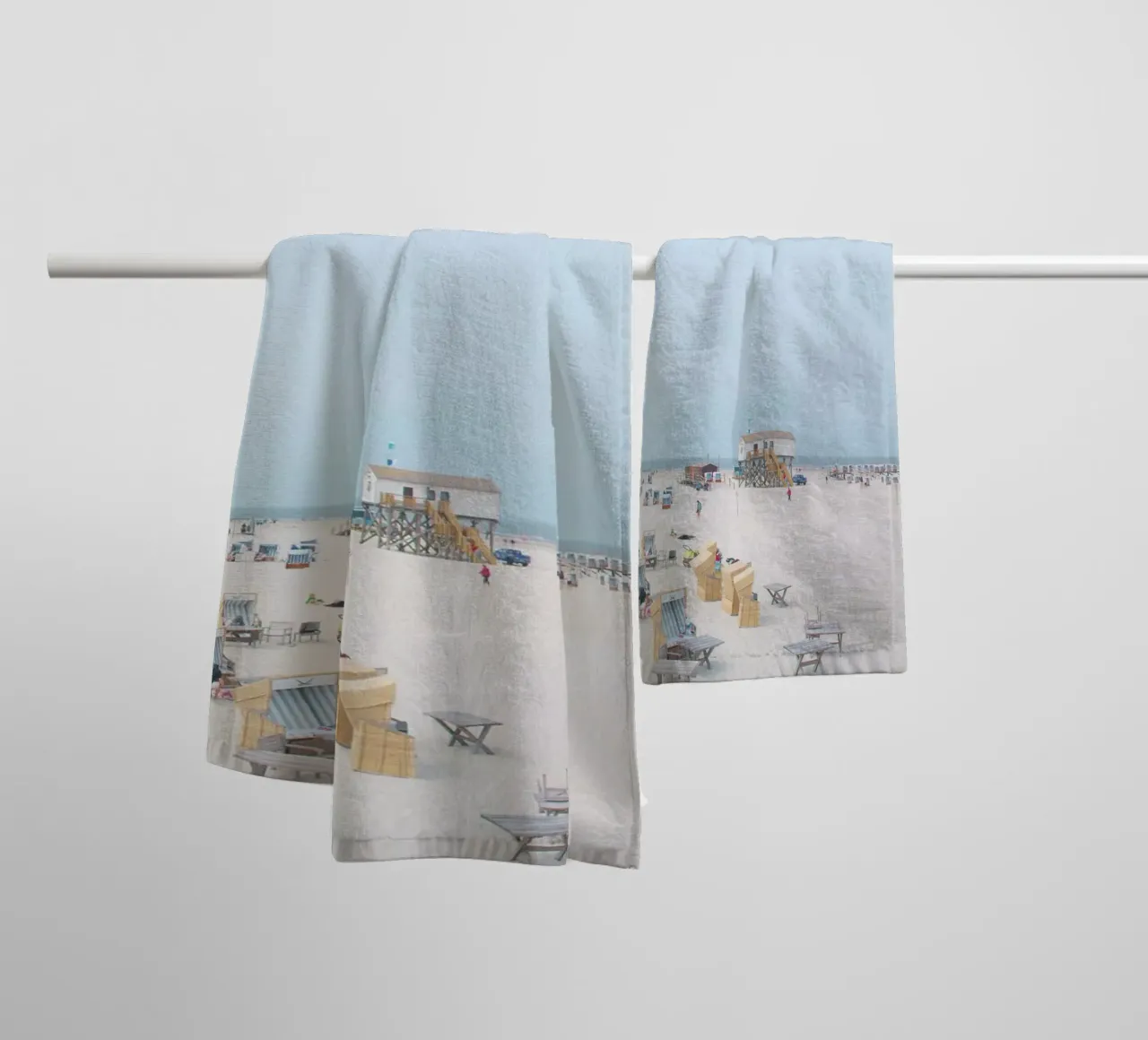 St. Peter Ording #01: Beach Escape asciugamano da bagno da zenitt