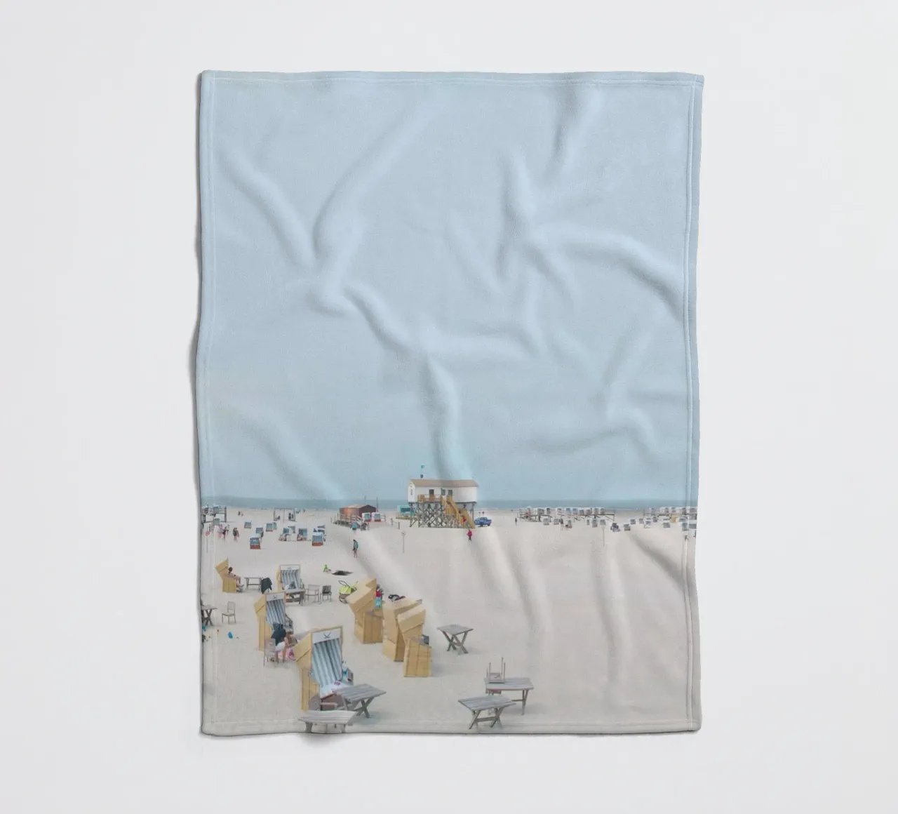 St. Peter Ording #01: Beach Escape coperta in pile da zenitt