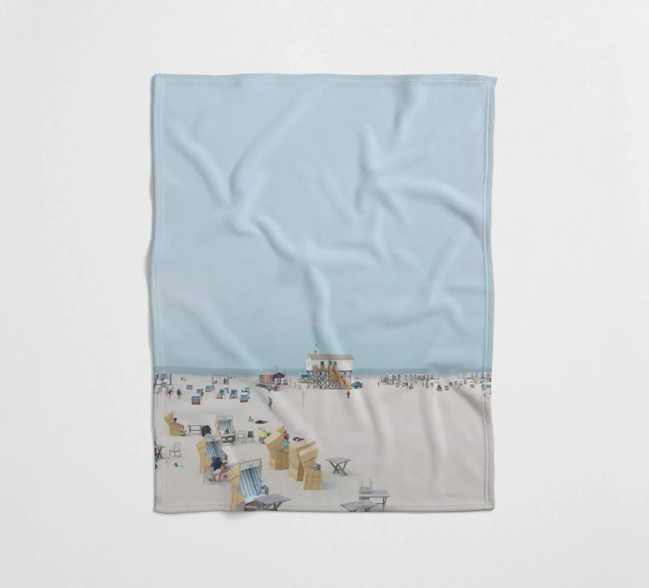 St. Peter Ording #01: Beach Escape coperta in pile da zenitt