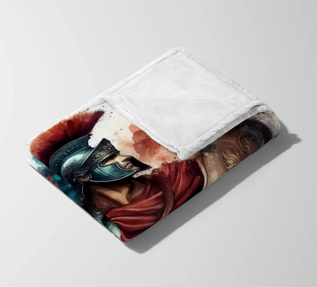 Guerriero romano in acquerello coperta in pile da 🎁 ARTVI-SHOP