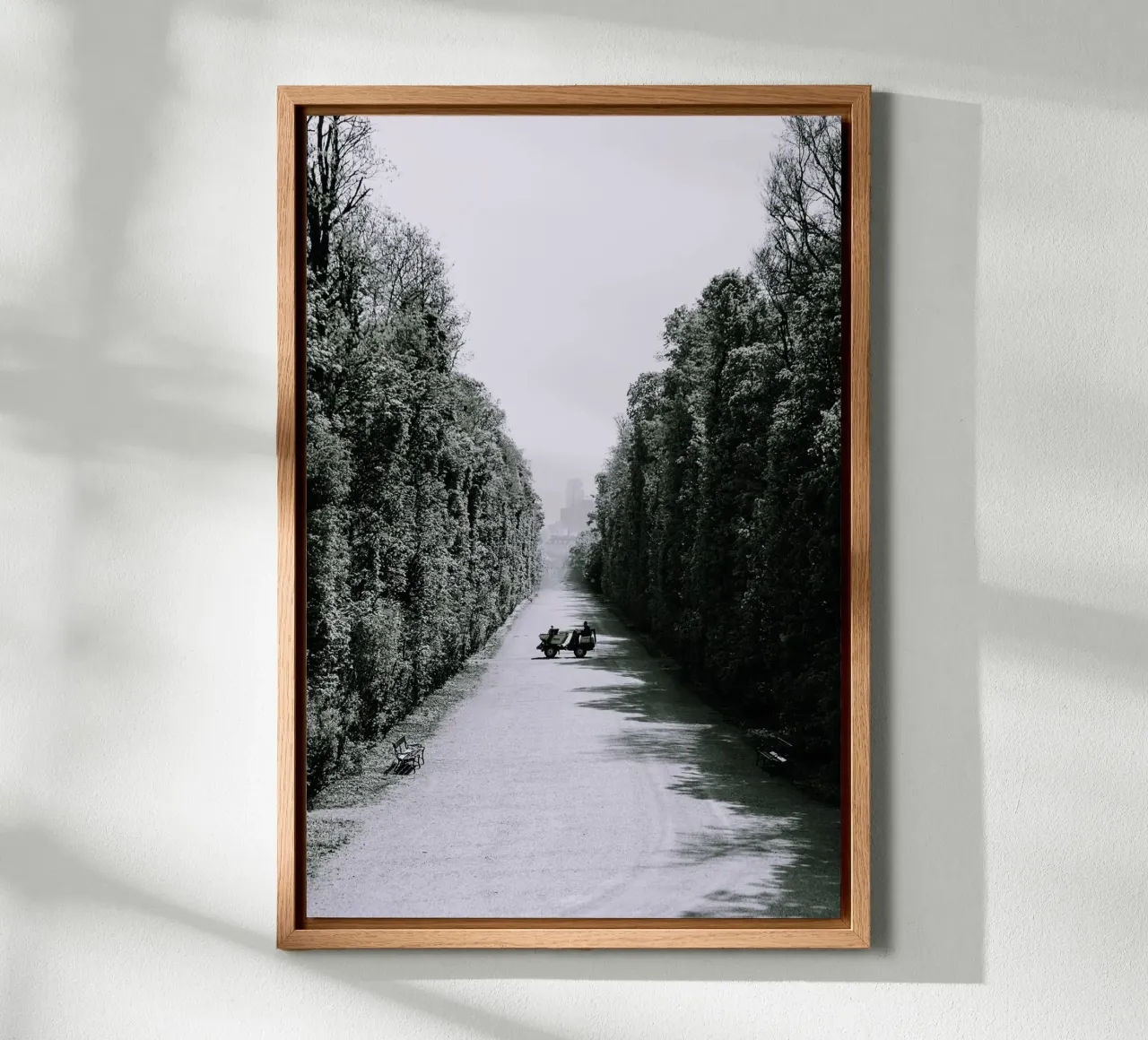 work in the park. tela con Cornice a cassetta da zenitt