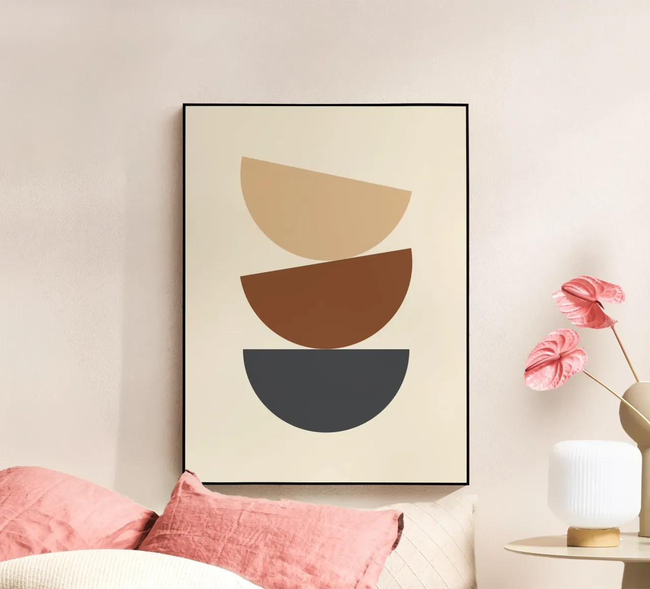 Astratto Boho metà secolo Pattern 12 plexiglass da Paigaam Studio