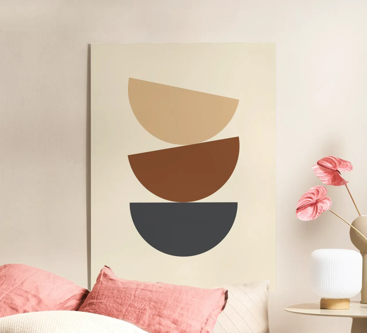 Astratto Boho metà secolo Pattern 12 plexiglass da Paigaam Studio