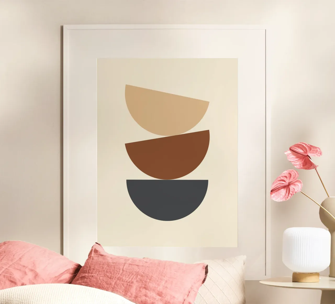 Astratto Boho metà secolo Pattern 12 carta hahnemühle da Paigaam Studio